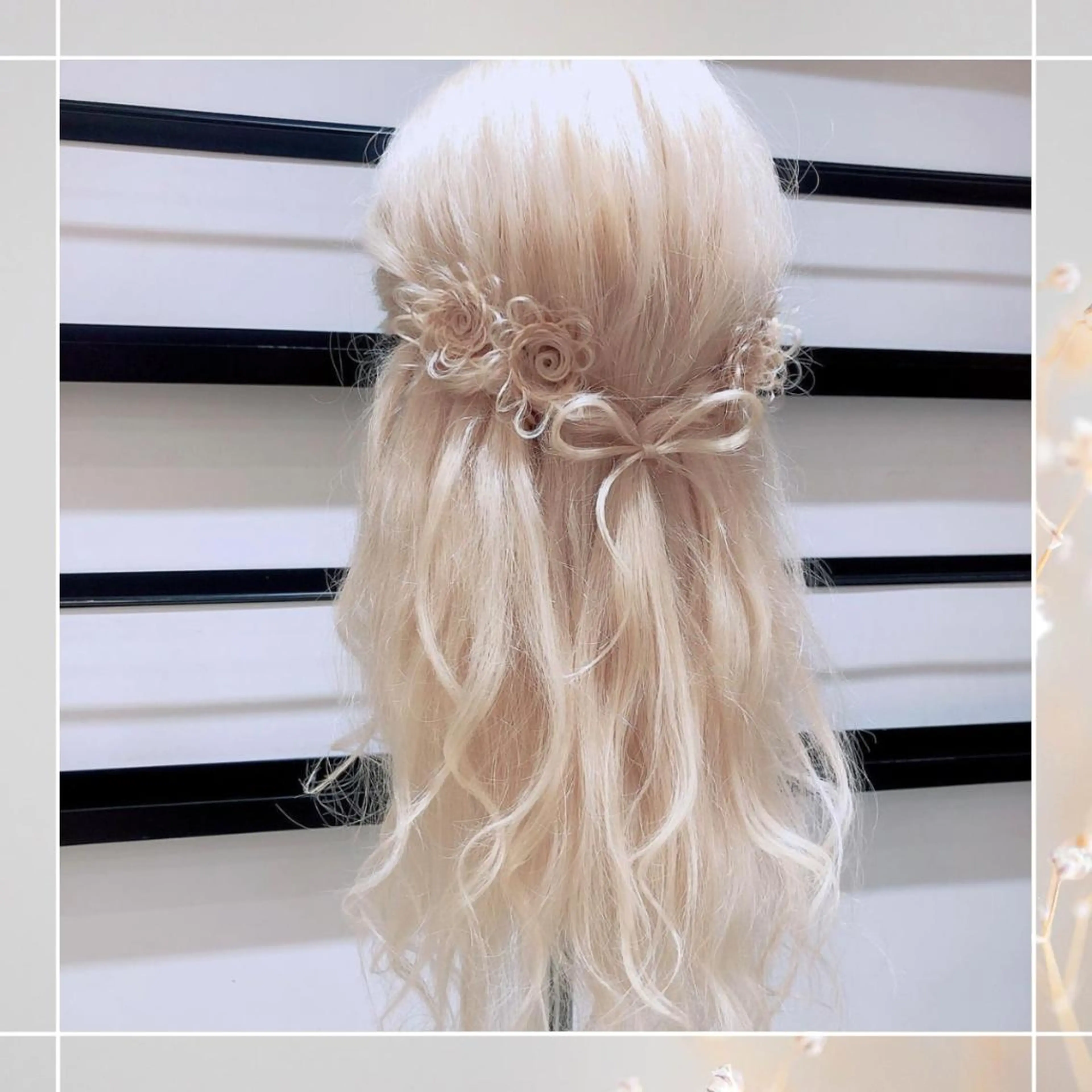 ロング ヘアアレンジ ヘアセット 👑艶髪・パーソナル カラー・メイク真鍋涼のヘアスタイル