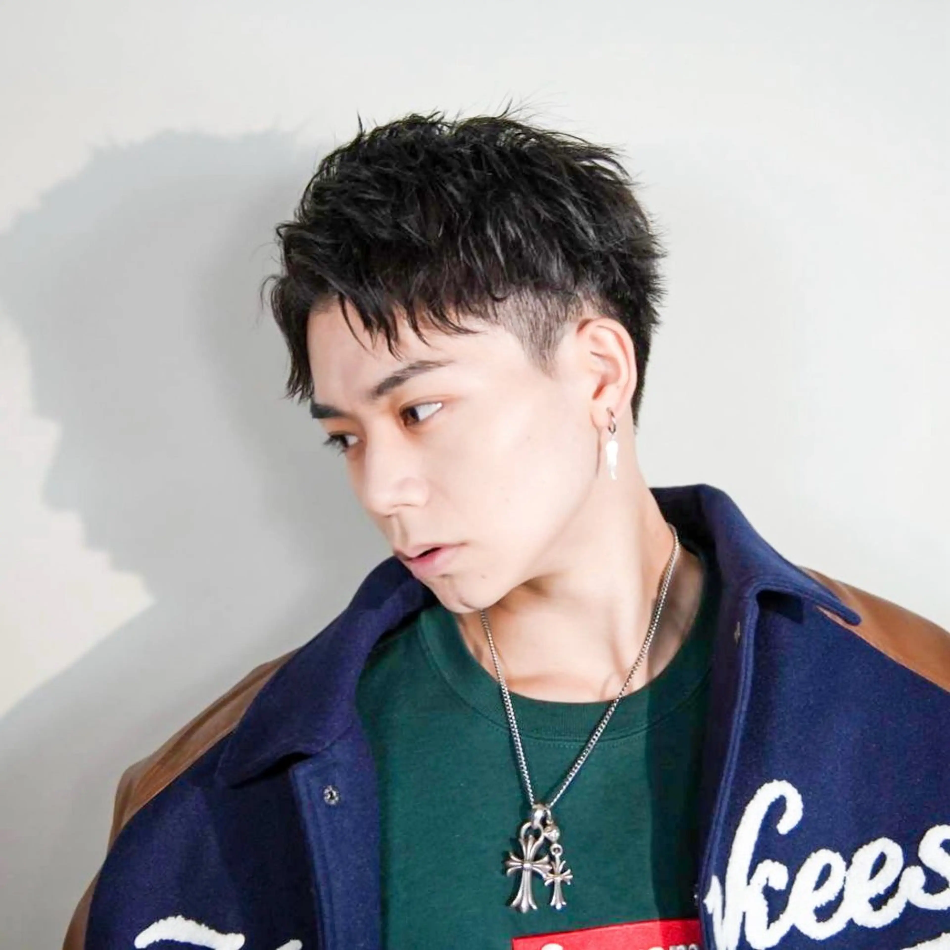 ショート カラー パーマ メンズ カット トリートメント シースルーマッシュ/ メンズ/KYOHEIのヘアスタイル