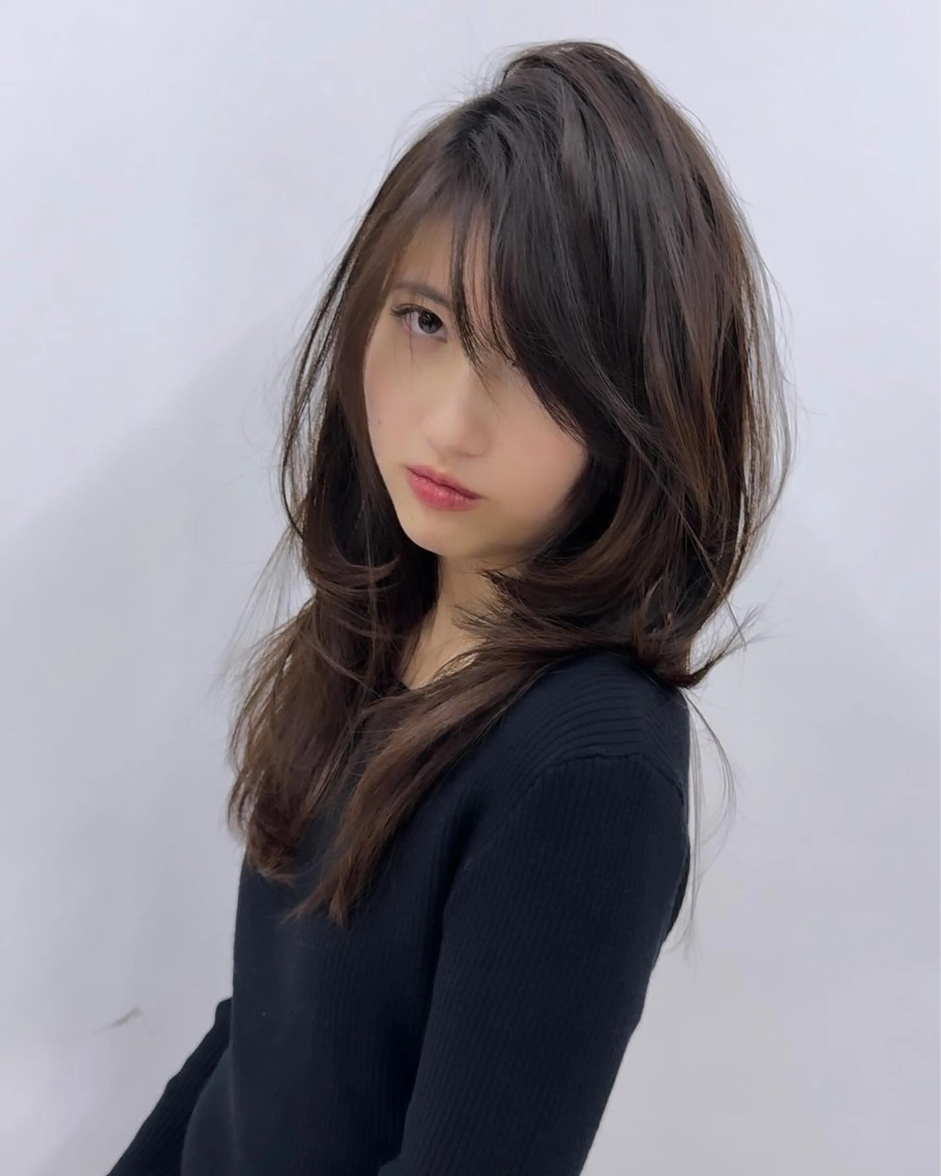 ミディアム ミディアムレイヤー/ ロングレイヤー堀匠吾のヘアスタイル