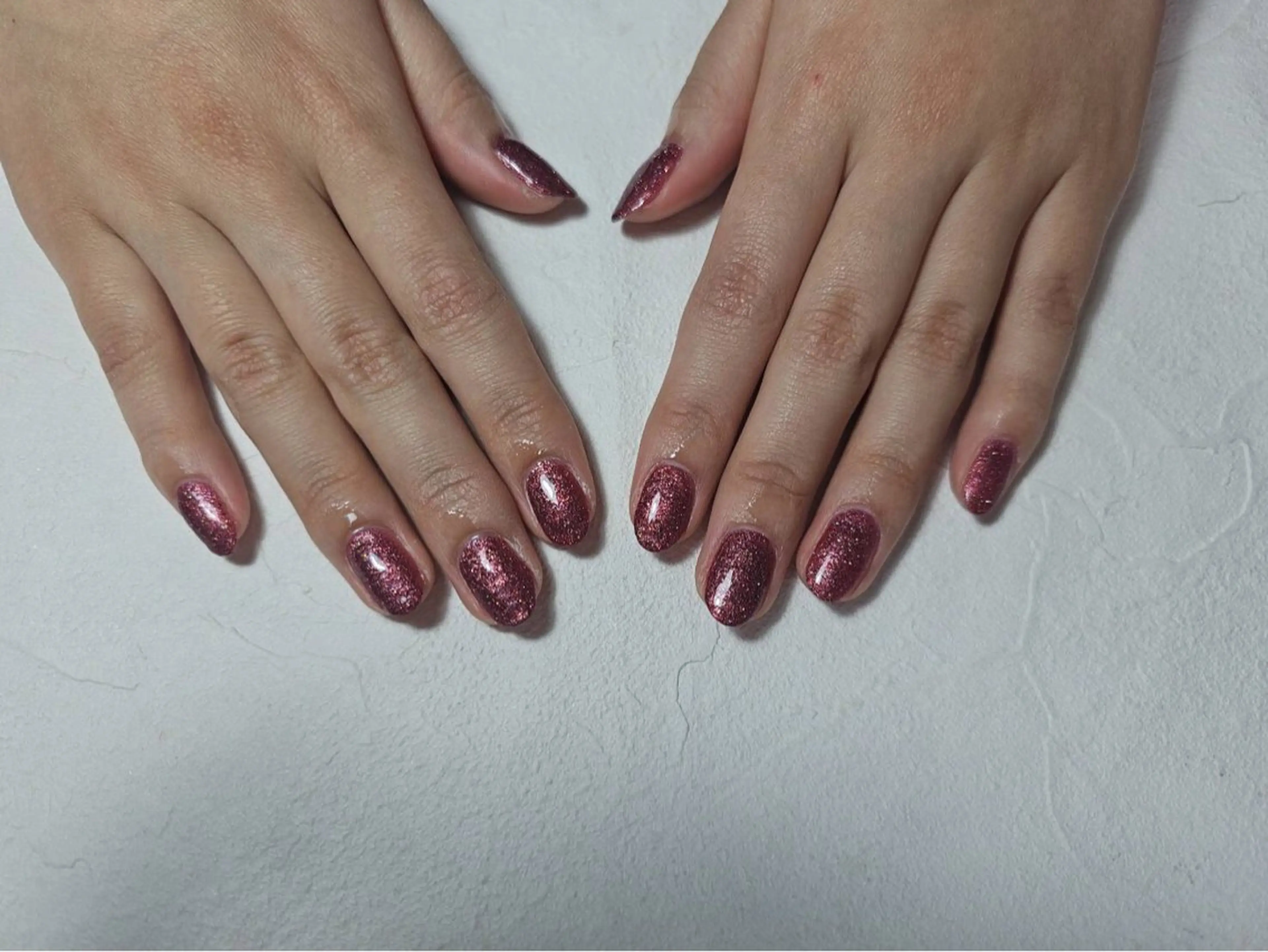ネイル オーロラネイル フラッシュネイル フットネイル フレンチネイル ジェルネイル Mogu nail 二子玉川のネイルデザイン
