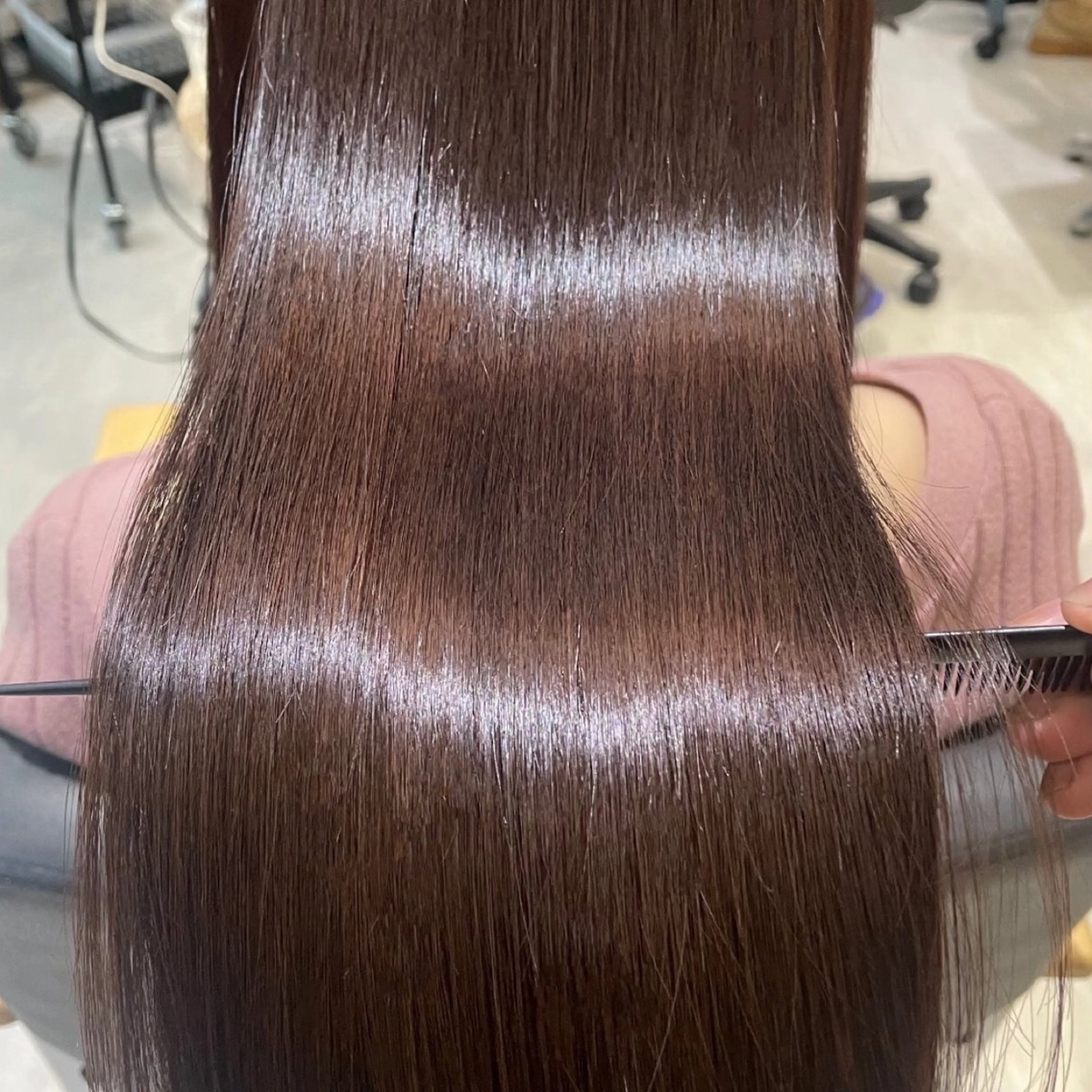 ロング カラー Zina天神🌻田中 愛香のヘアスタイル