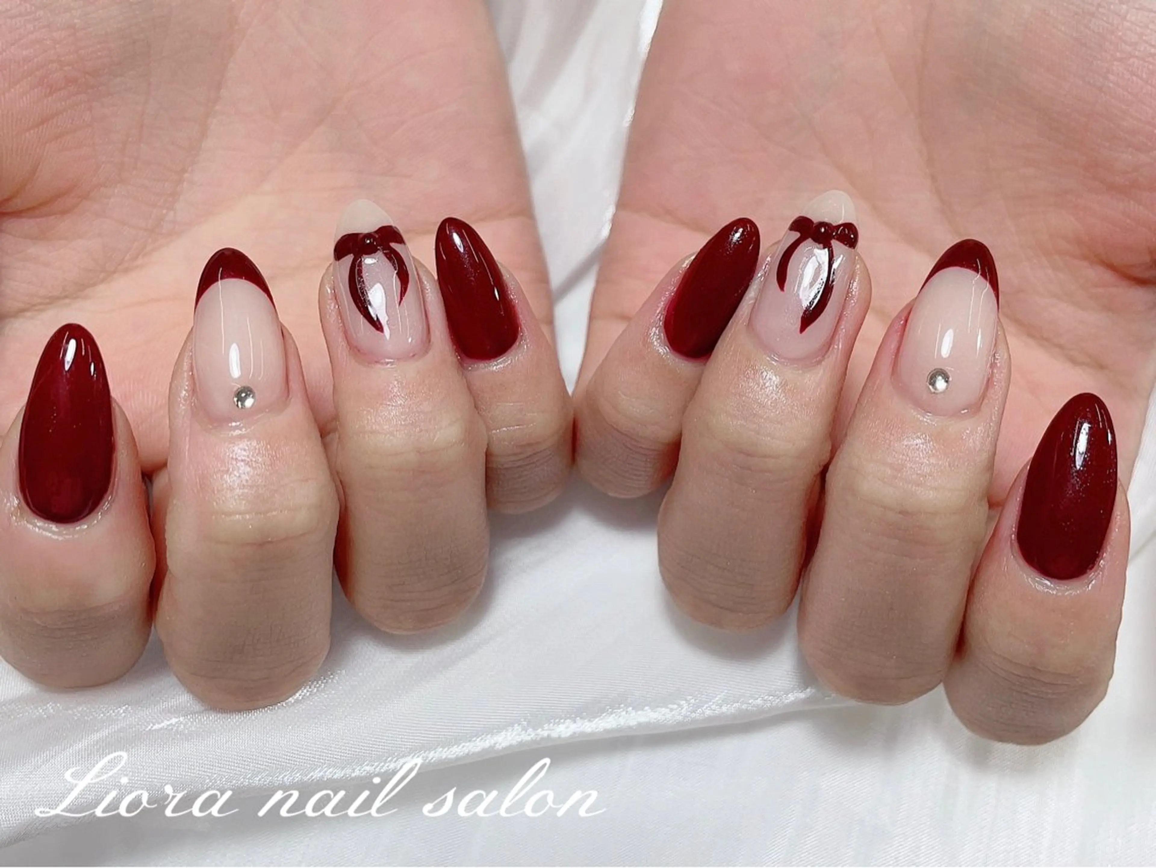 ネイル チークネイル フットネイル フレンチネイル ジェルネイル ガーリー ハンドネイル Liora ネイルサロン所属・Liora nail salonのネイルデザイン