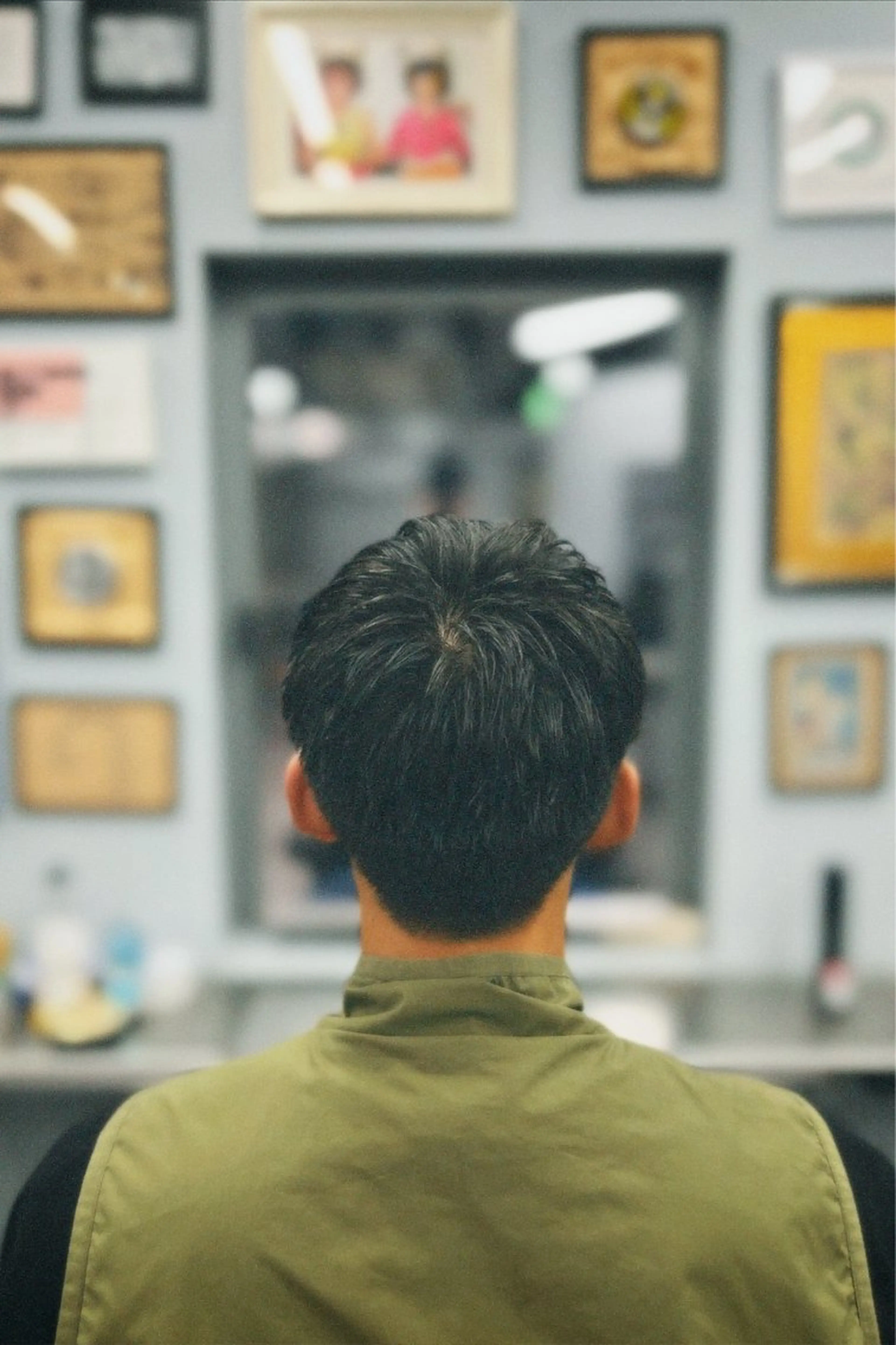 ショート メンズ センターパート フェードカット マッシュ メンズパーマ メンズツイストパーマ カット トリートメント icon Blue所属・池袋メンズパーマ フェード純平のヘアスタイル