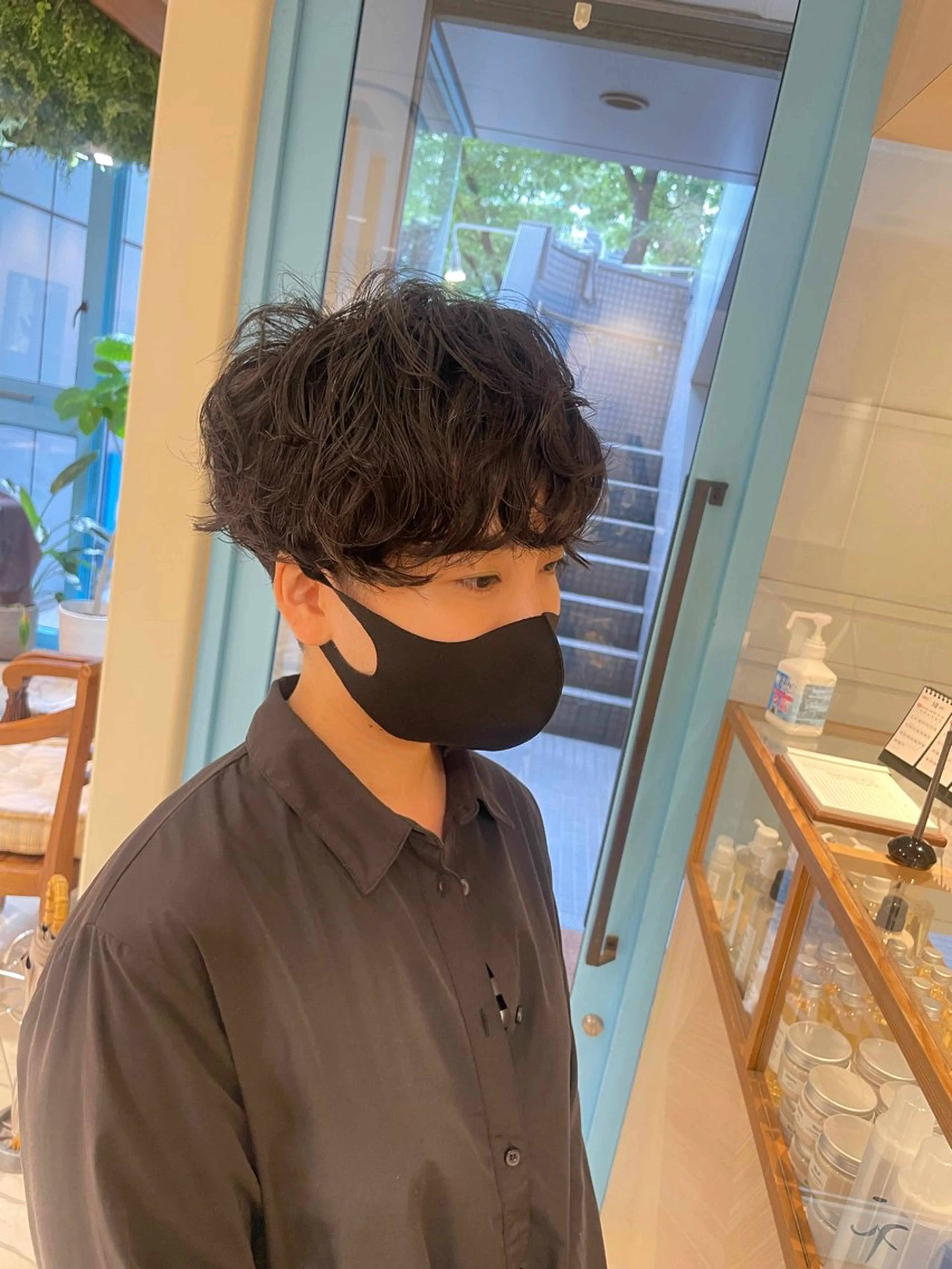 ショート カット パーマ トリートメント 大石 陽菜のヘアスタイル