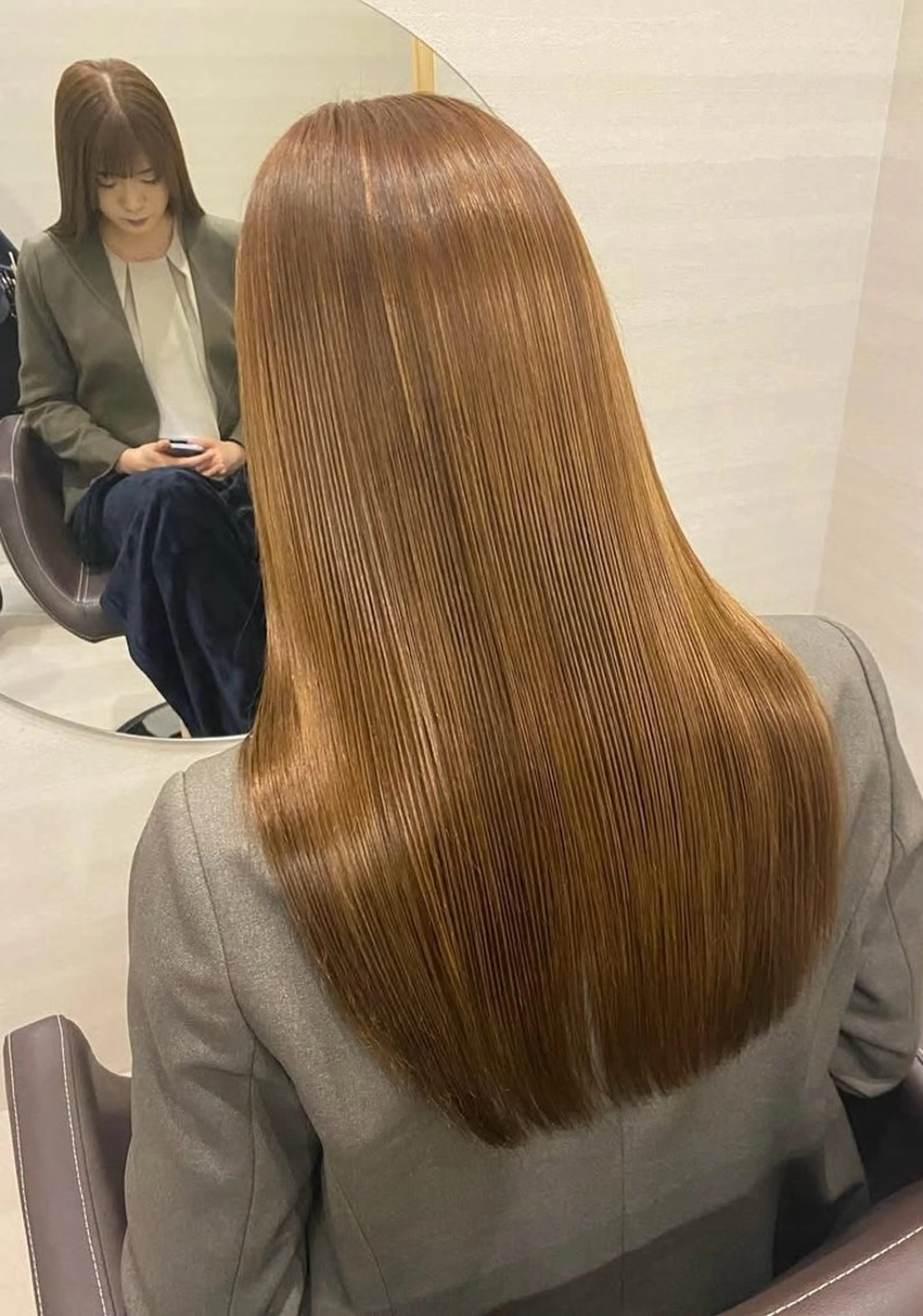 【最高級のダメージ補修】★カット＋髪質改善ケアカラー+髪質改善トリートメントの写真