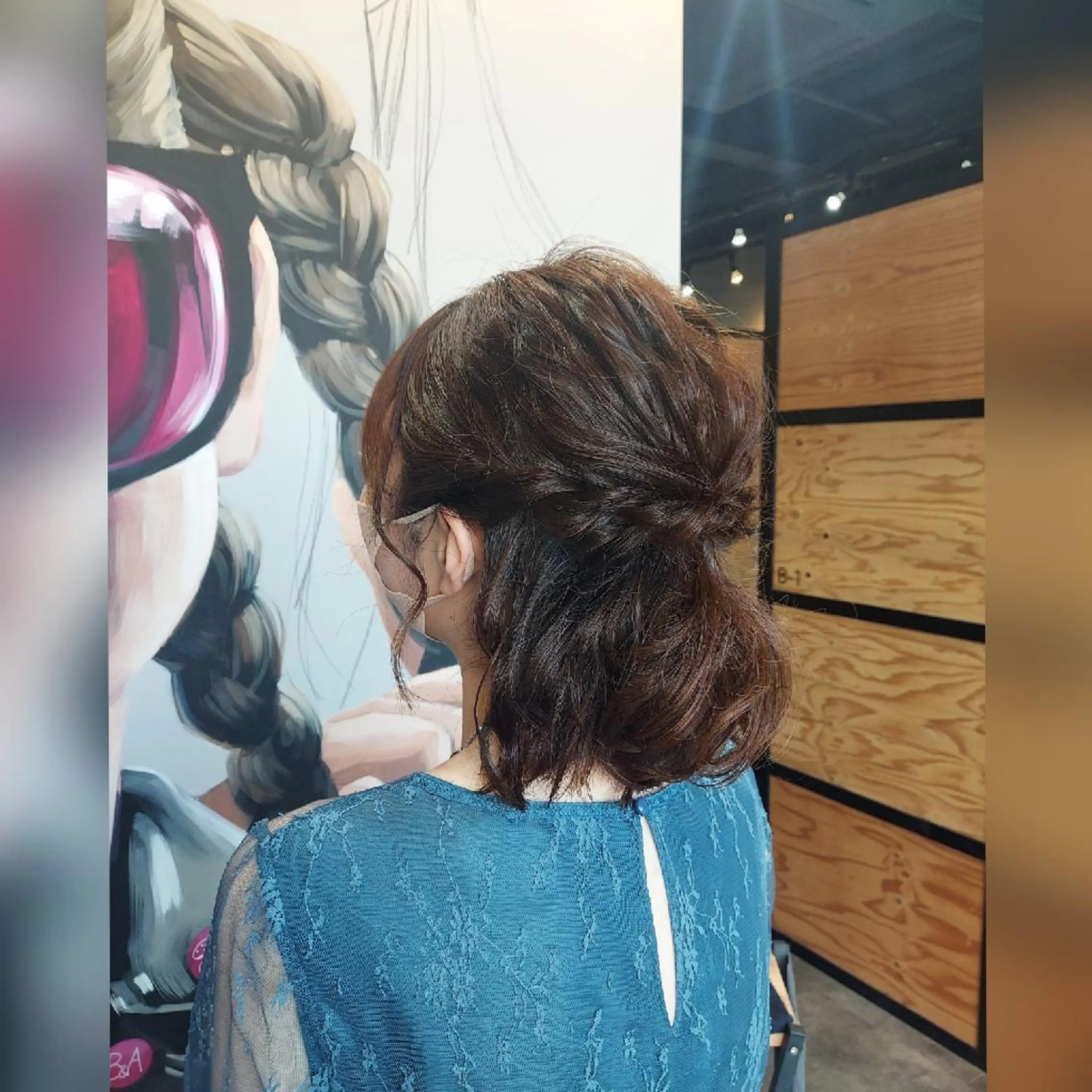 ショート ヘアアレンジ カット トリートメント ヘアセット あかね☆ヘアアレンジ /ボブ/縮毛矯正のヘアスタイル