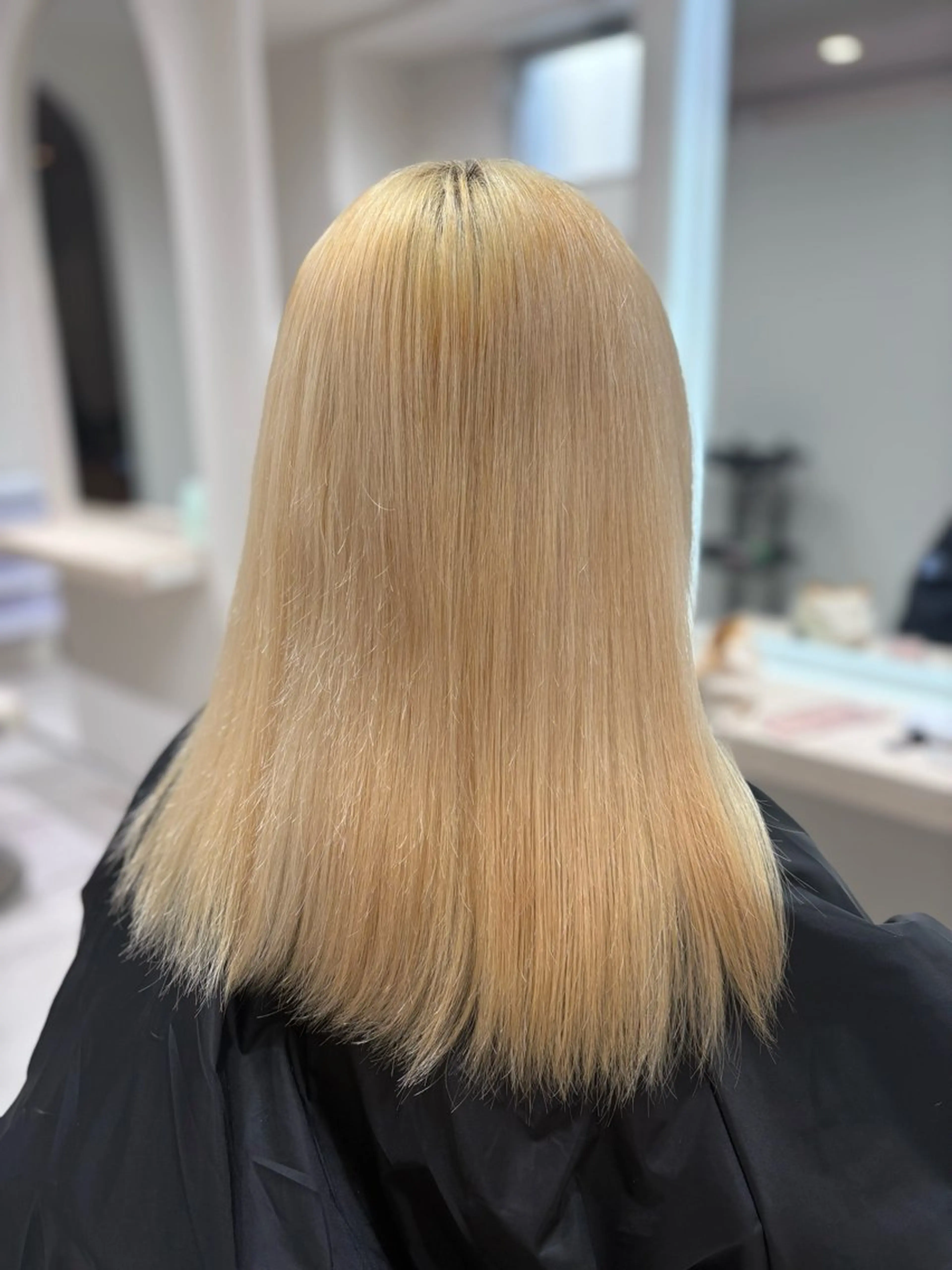 ミディアム 田中 あやかのヘアスタイル