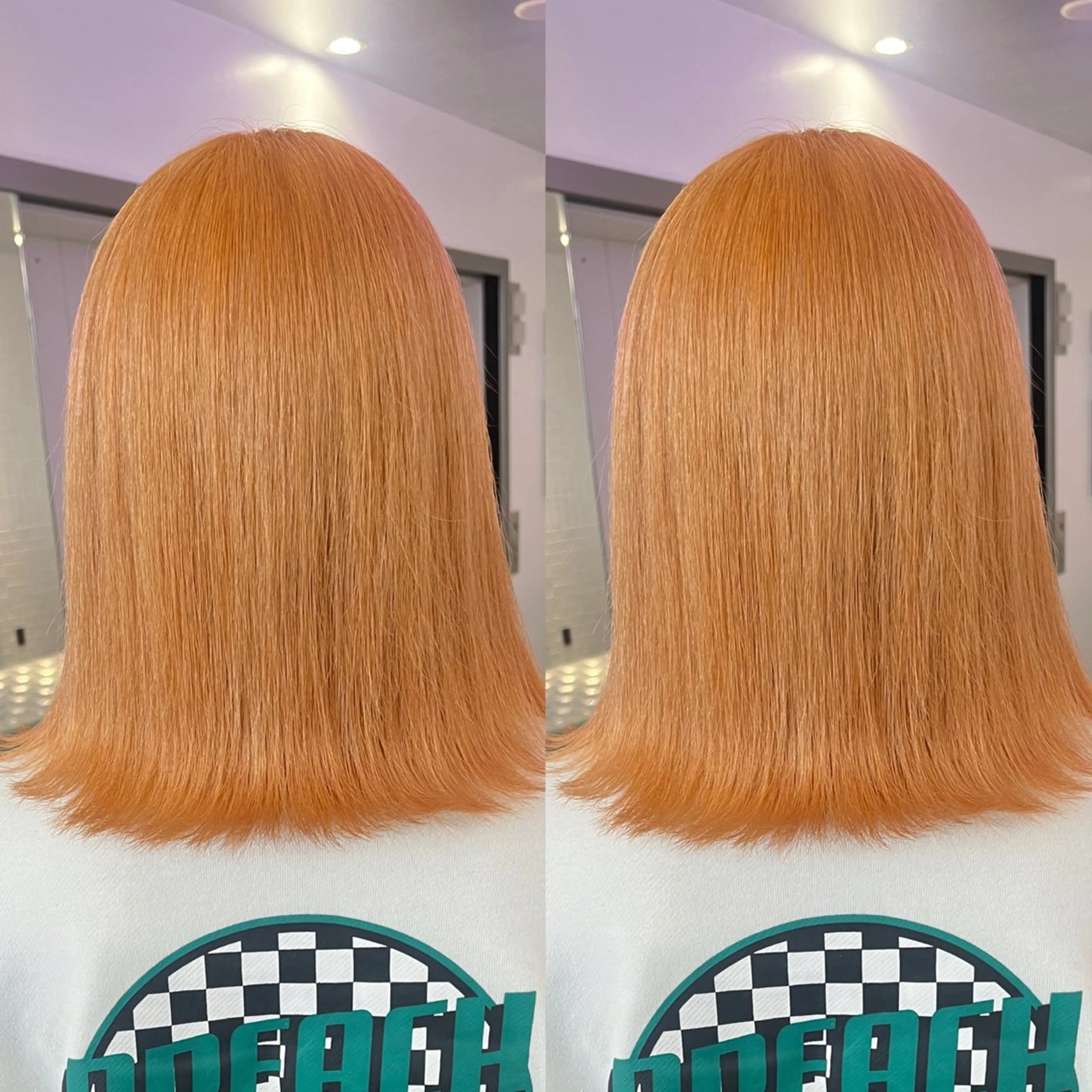 ミディアム カラー ヘアカラー 🎀ピンクカラー/ 推しカラー/のの🎀のヘアスタイル