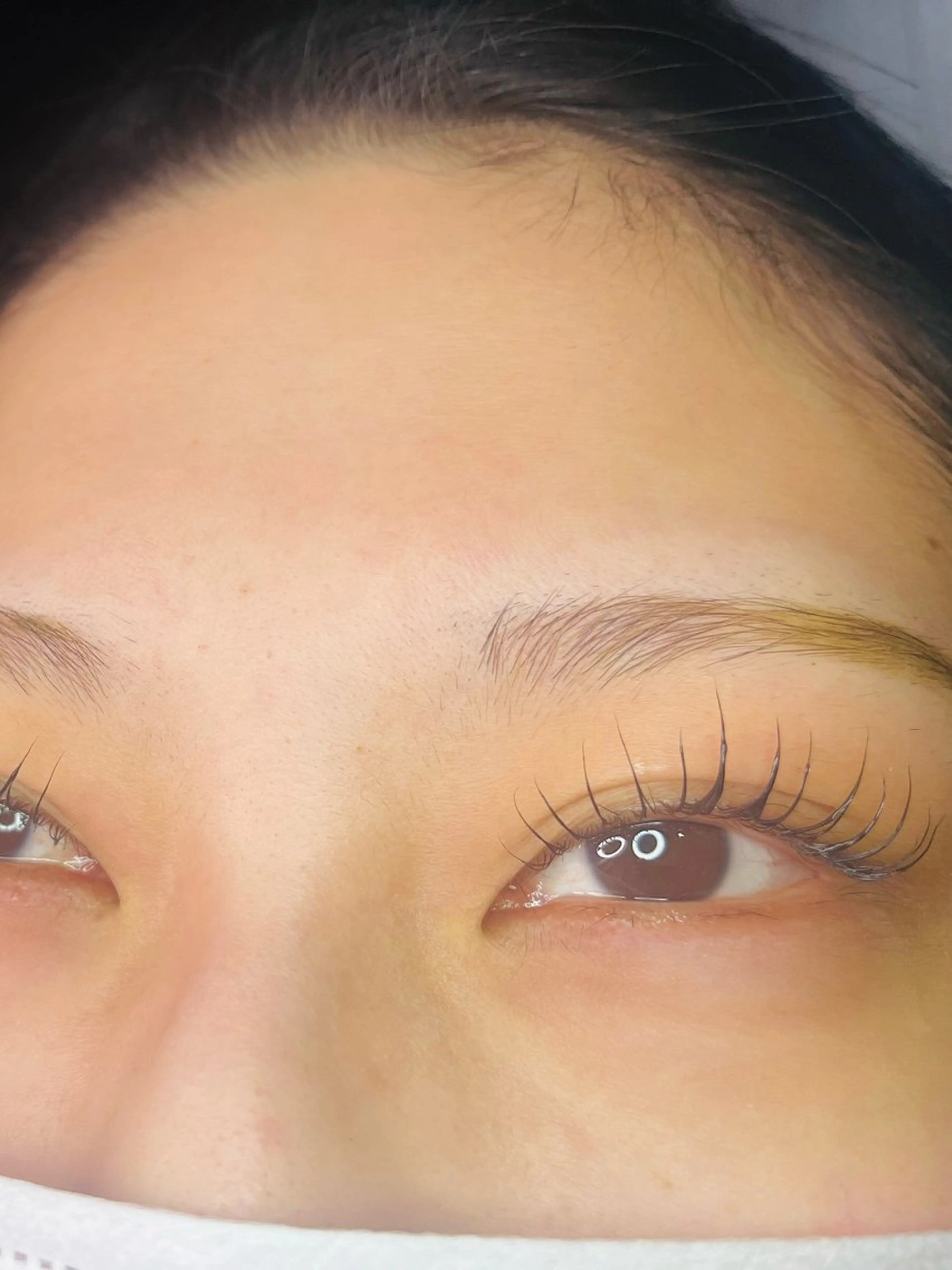 マツエク・マツパ 一重×まつ毛パーマ キャナリーロー アイのマツエク・マツパデザイン