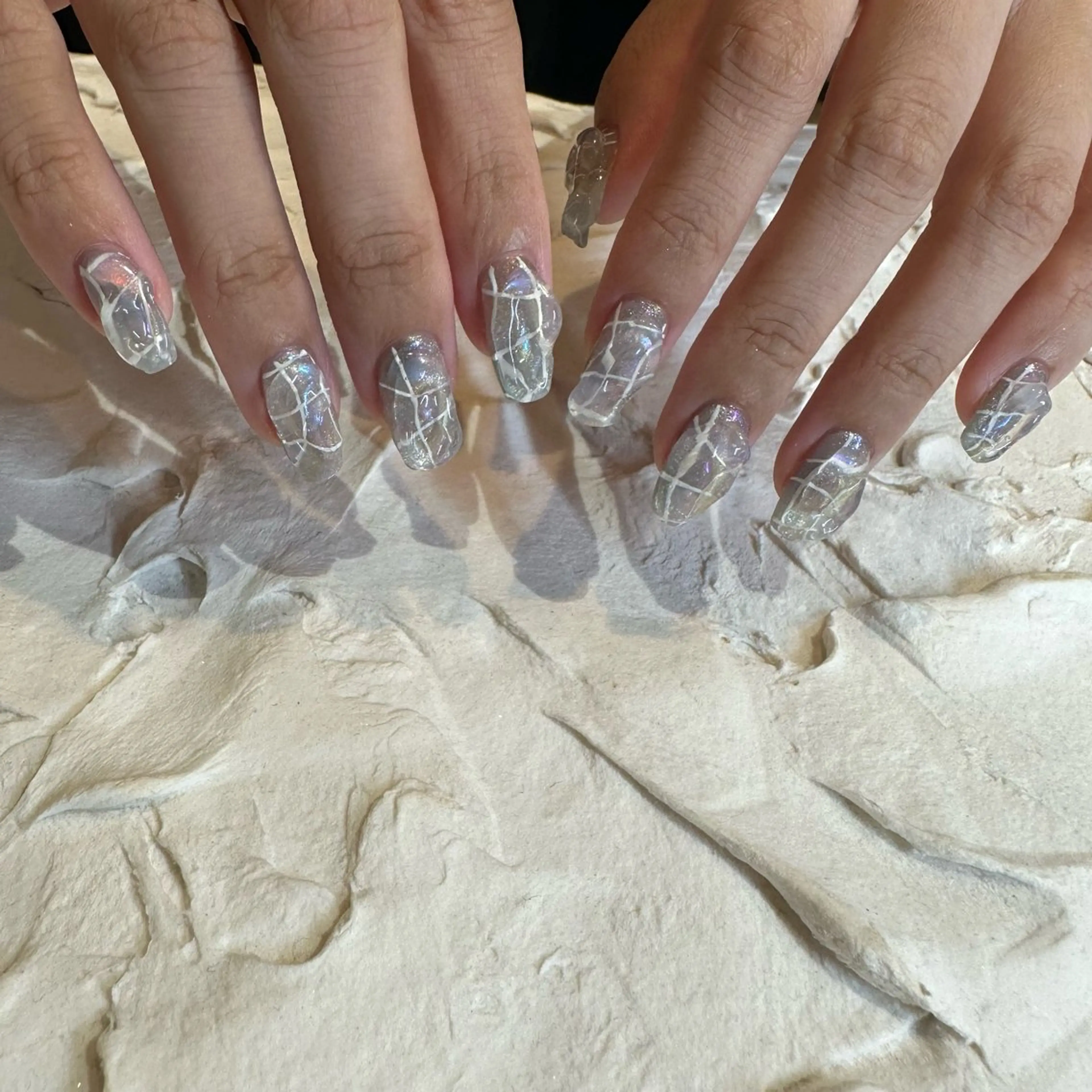 ネイル マグネットネイル ニュアンスネイル ハンドネイル Natsuko 🐥のネイルデザイン