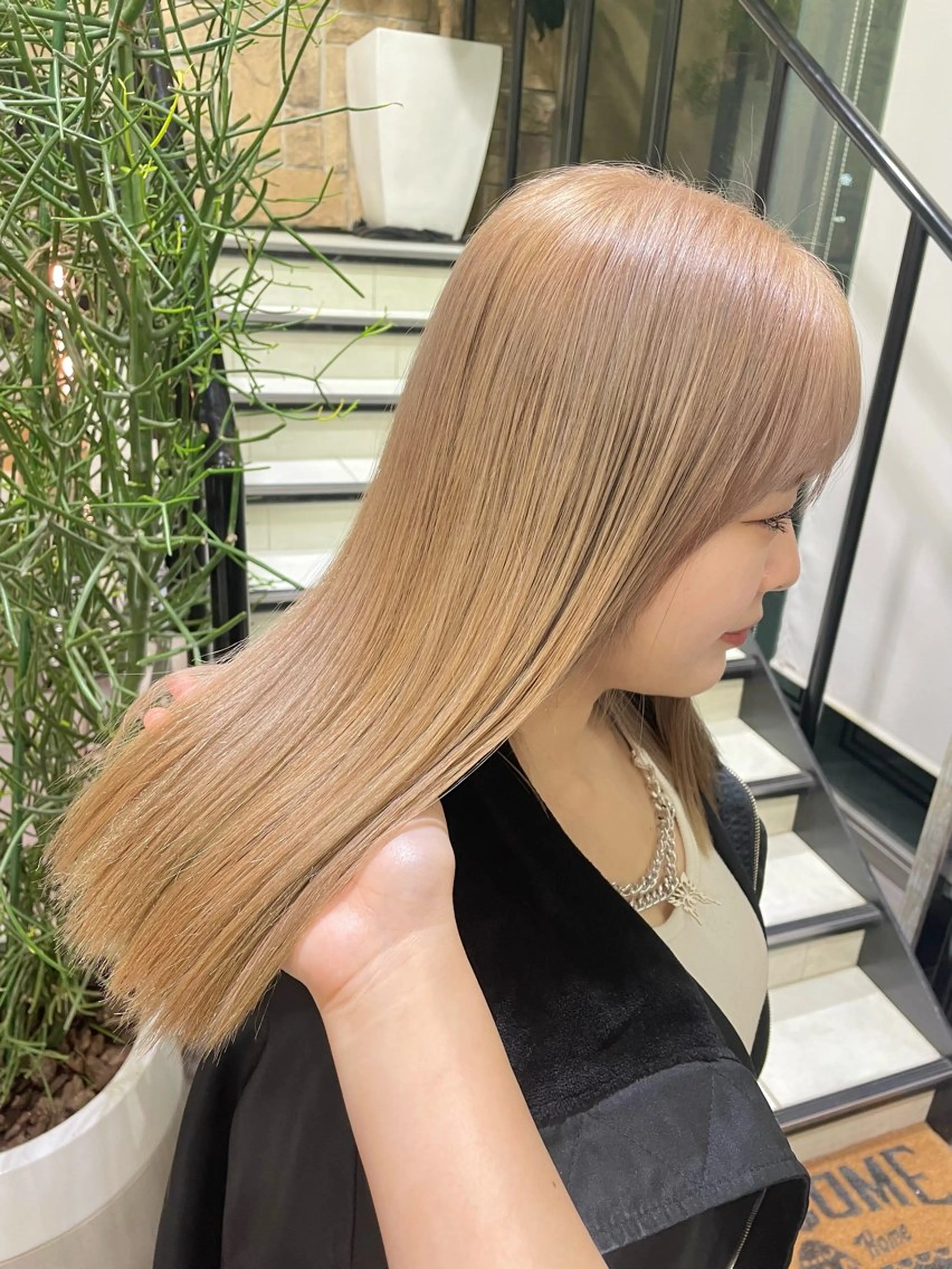 ロング ロング ハギワラ ミナコのヘアスタイル
