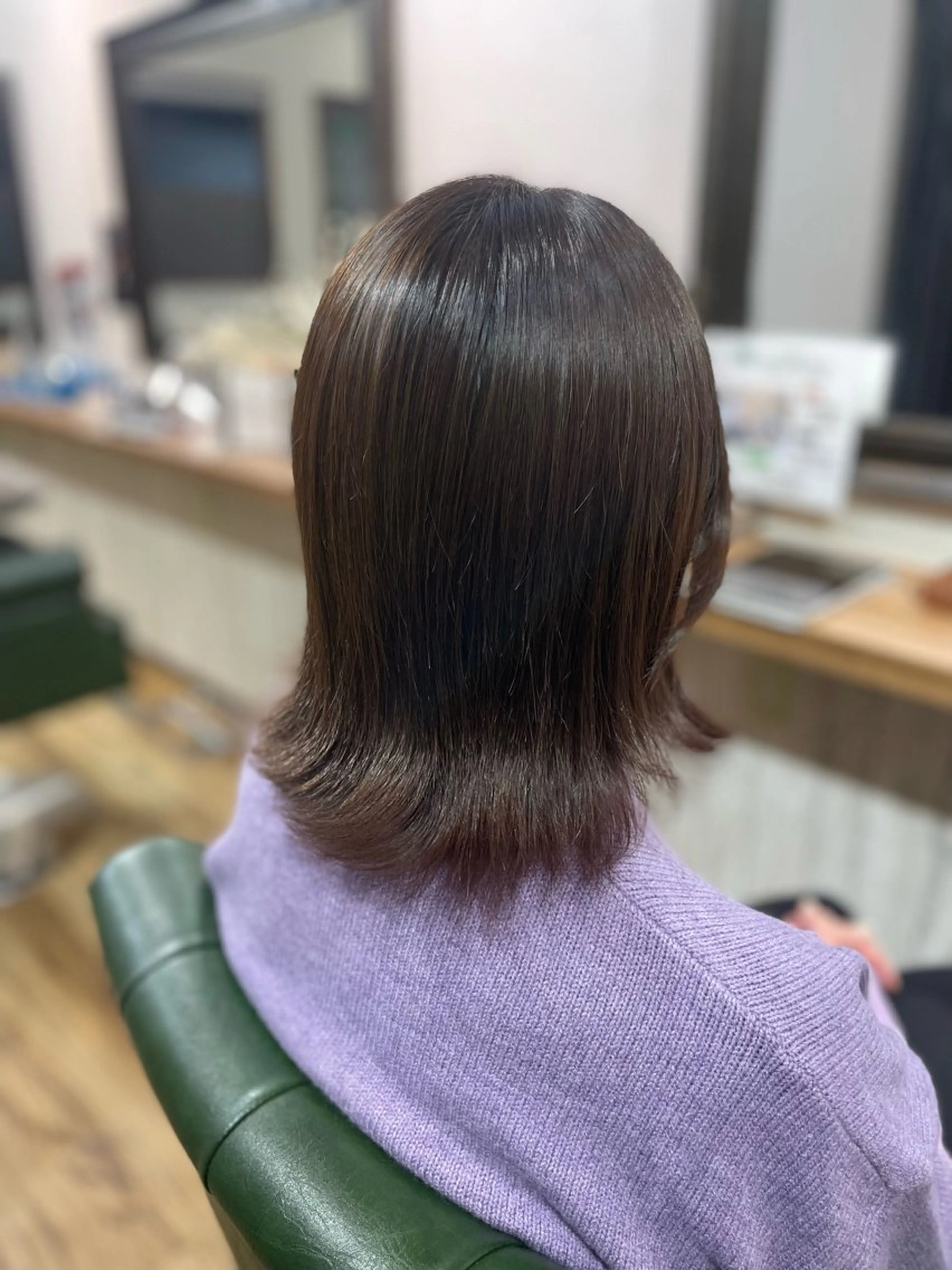 ミディアム カット ヘアカラー i'LL Hair Design所属・藤枝のカリスマ ✂︎みしまたかしのヘアスタイル