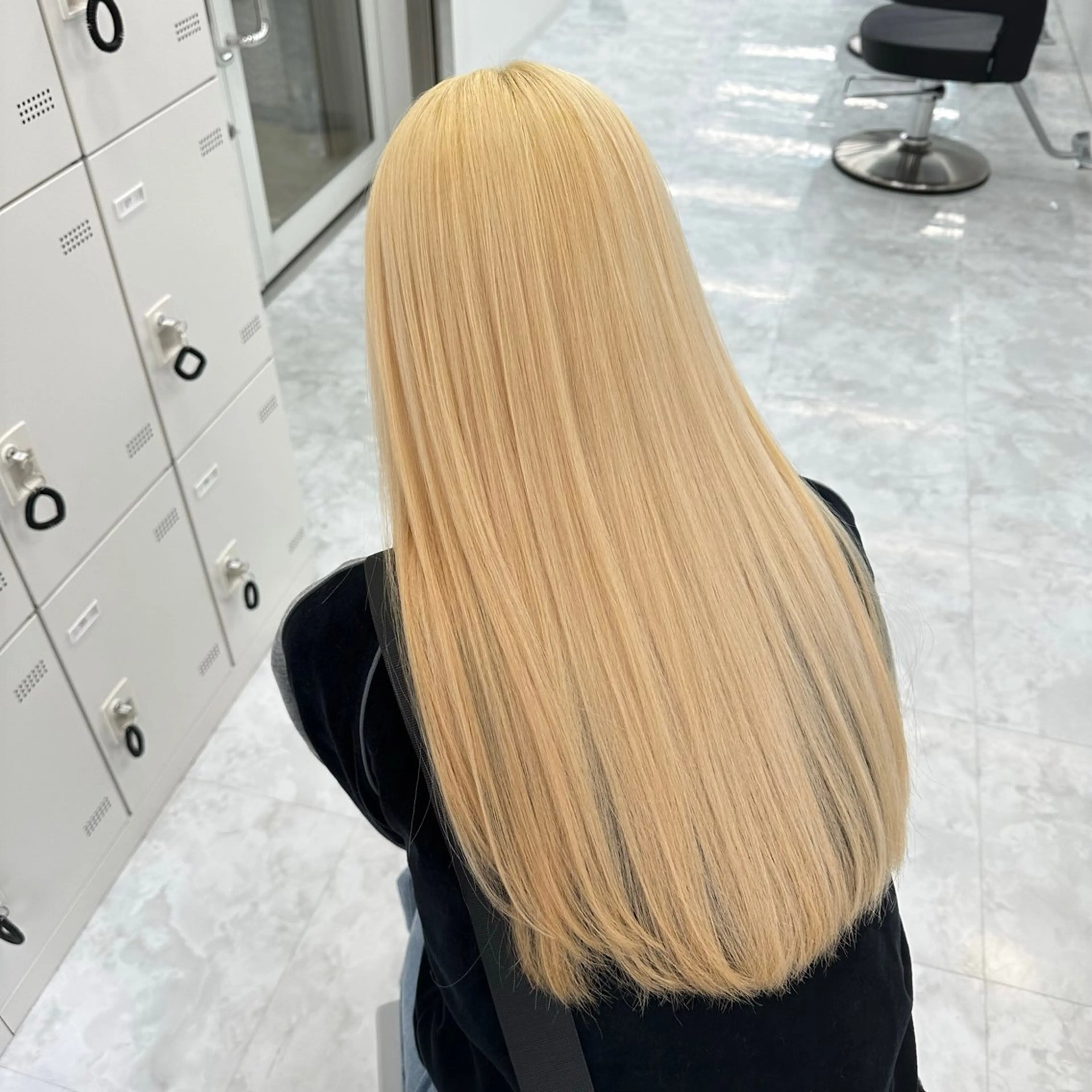 ロング カラー ヘアカラー トリートメント ヘッドスパ ヘアセット ダブルカラー 韓国ヘアKYONのヘアスタイル