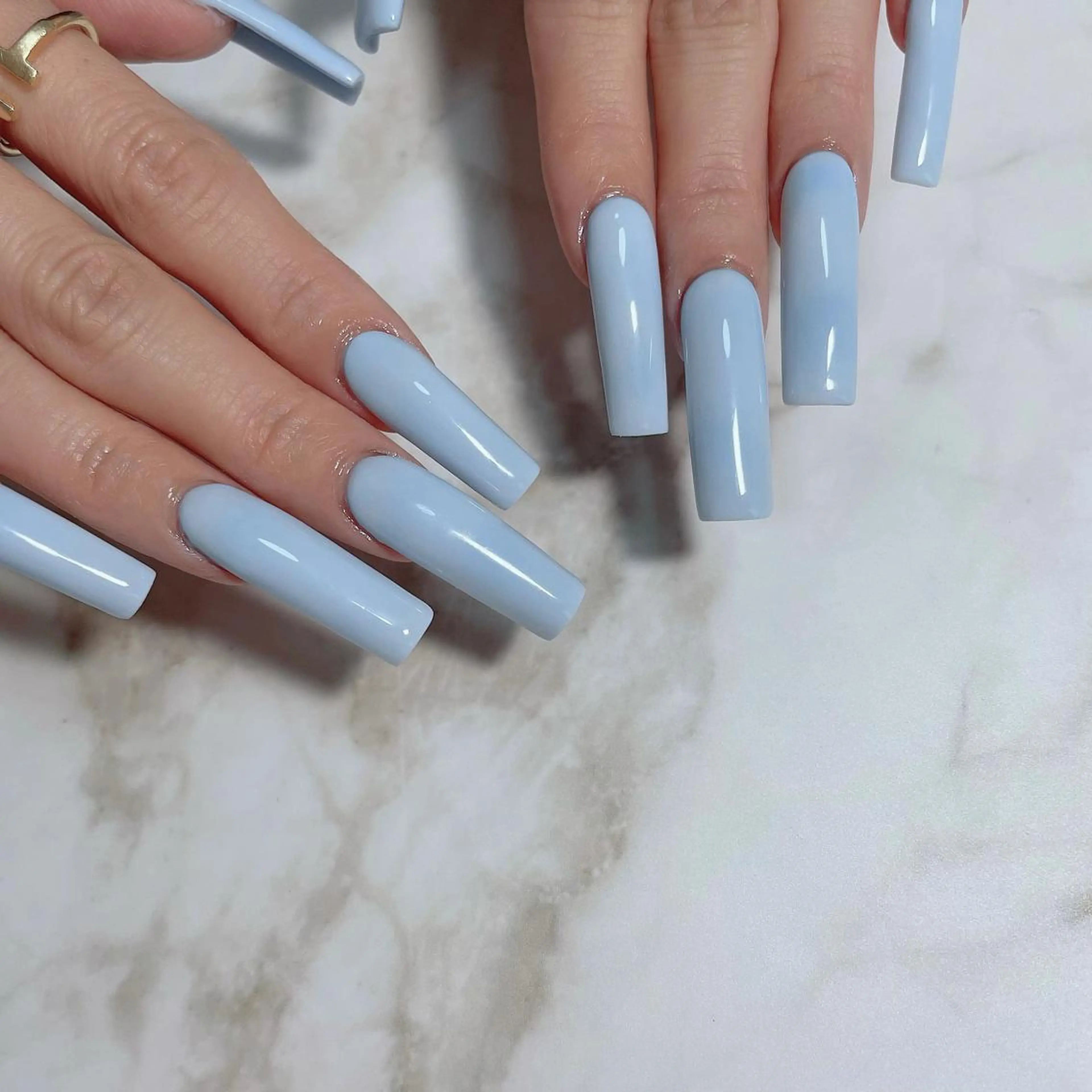 ネイル スクエアネイル ハンドネイル Kayo nailのネイルデザイン