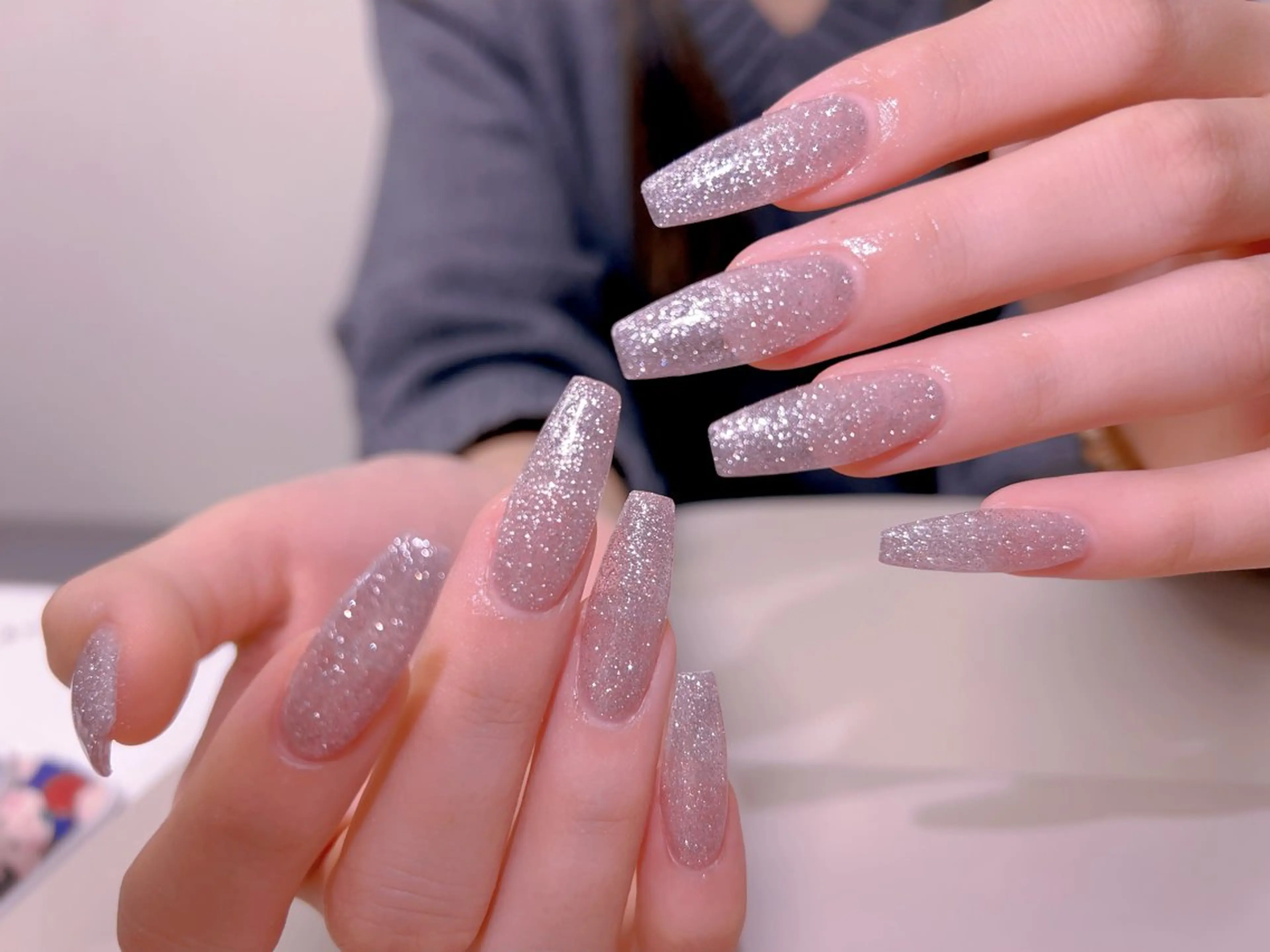 ネイル 長さ出し フラッシュネイル ハンドネイル 【長さ出し】 IRIS NAILのネイルデザイン