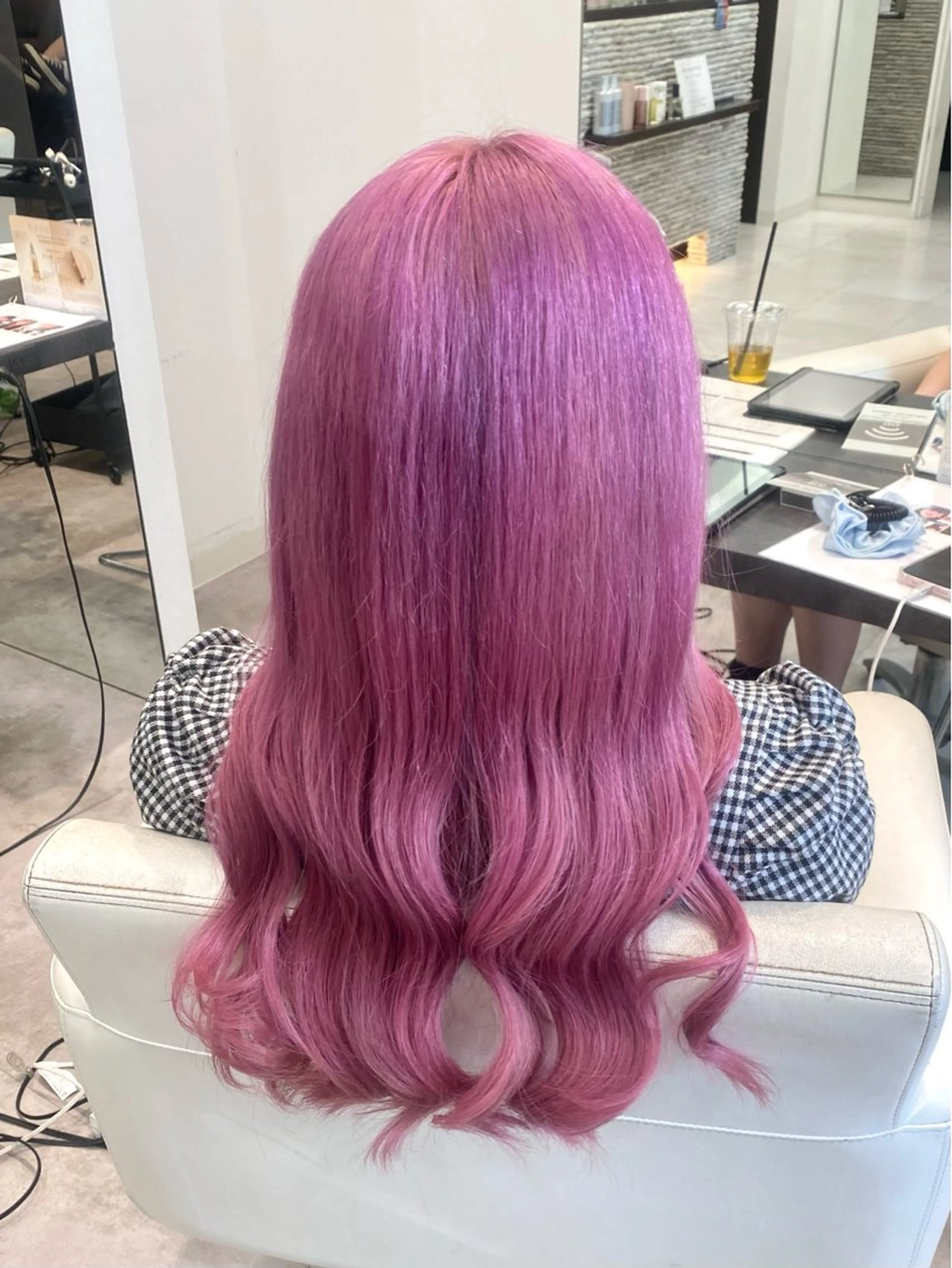 ロング カラー ヘアカラー トリートメント ハイトーン/髪質改善 🩶SUZUKA🩶のヘアスタイル