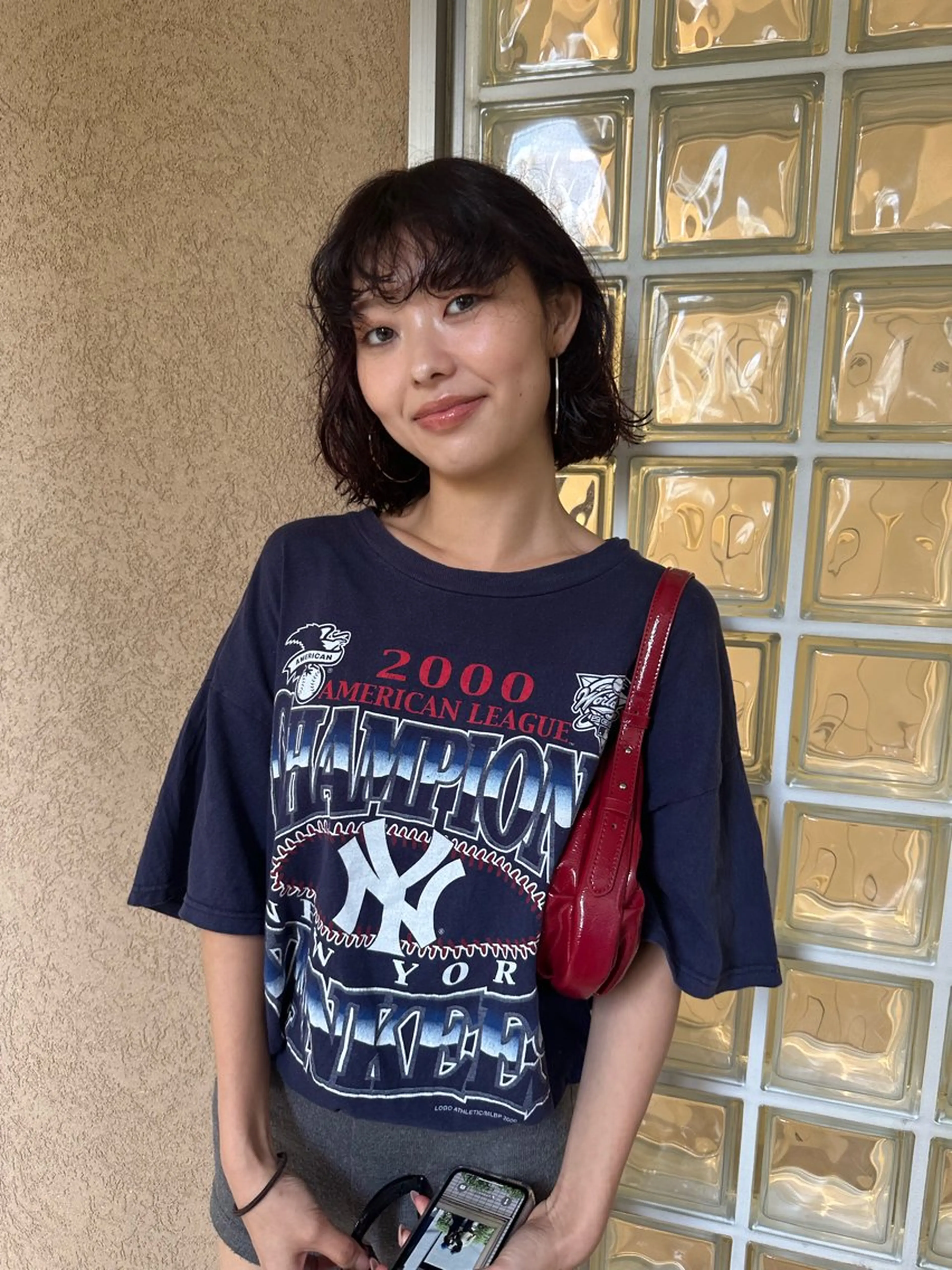 ミディアム パーマ カット パーマ お悩み解決パーマ hana🩰のヘアスタイル