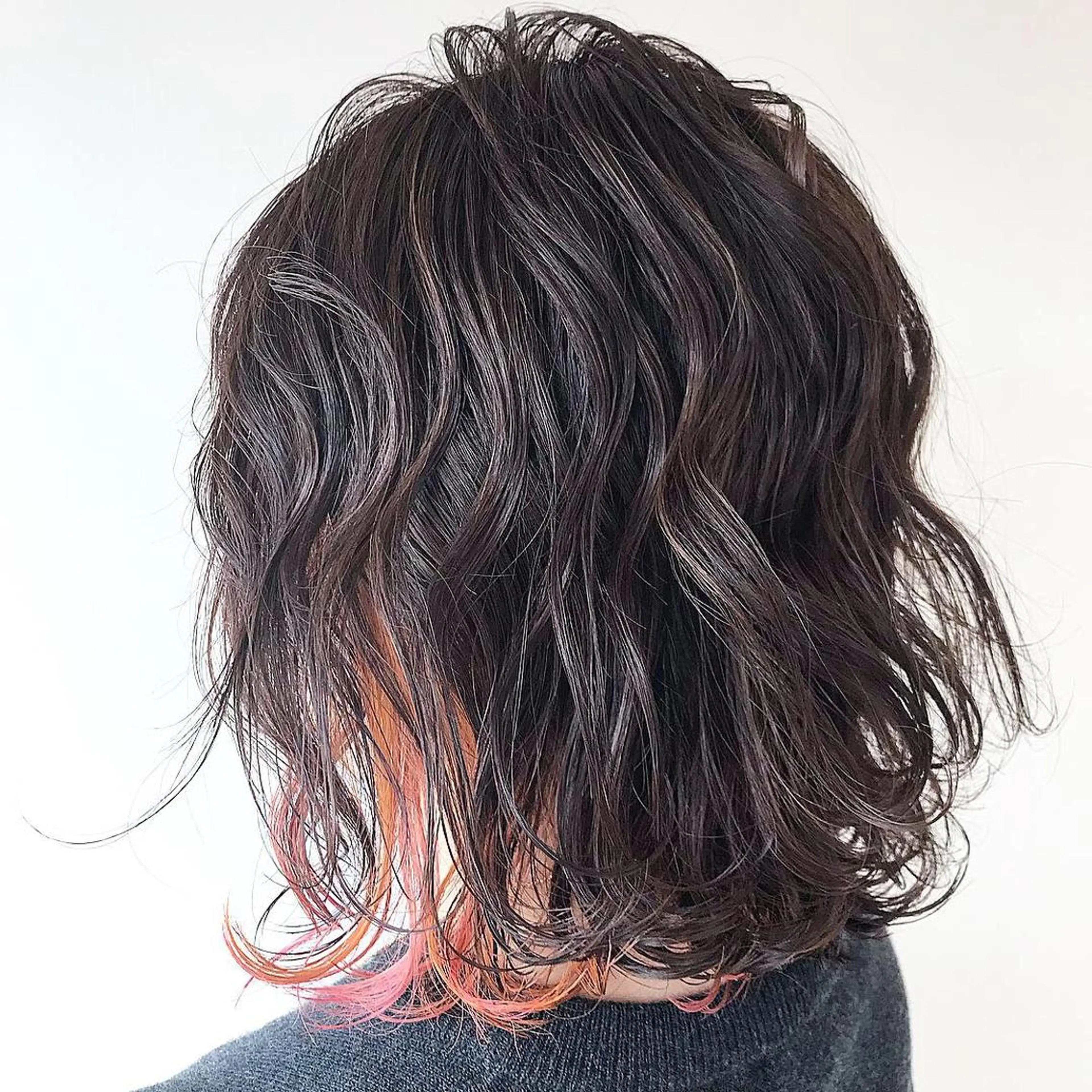カラー ミディアム カット ヘアカラー 濱川 佳奈のヘアスタイル