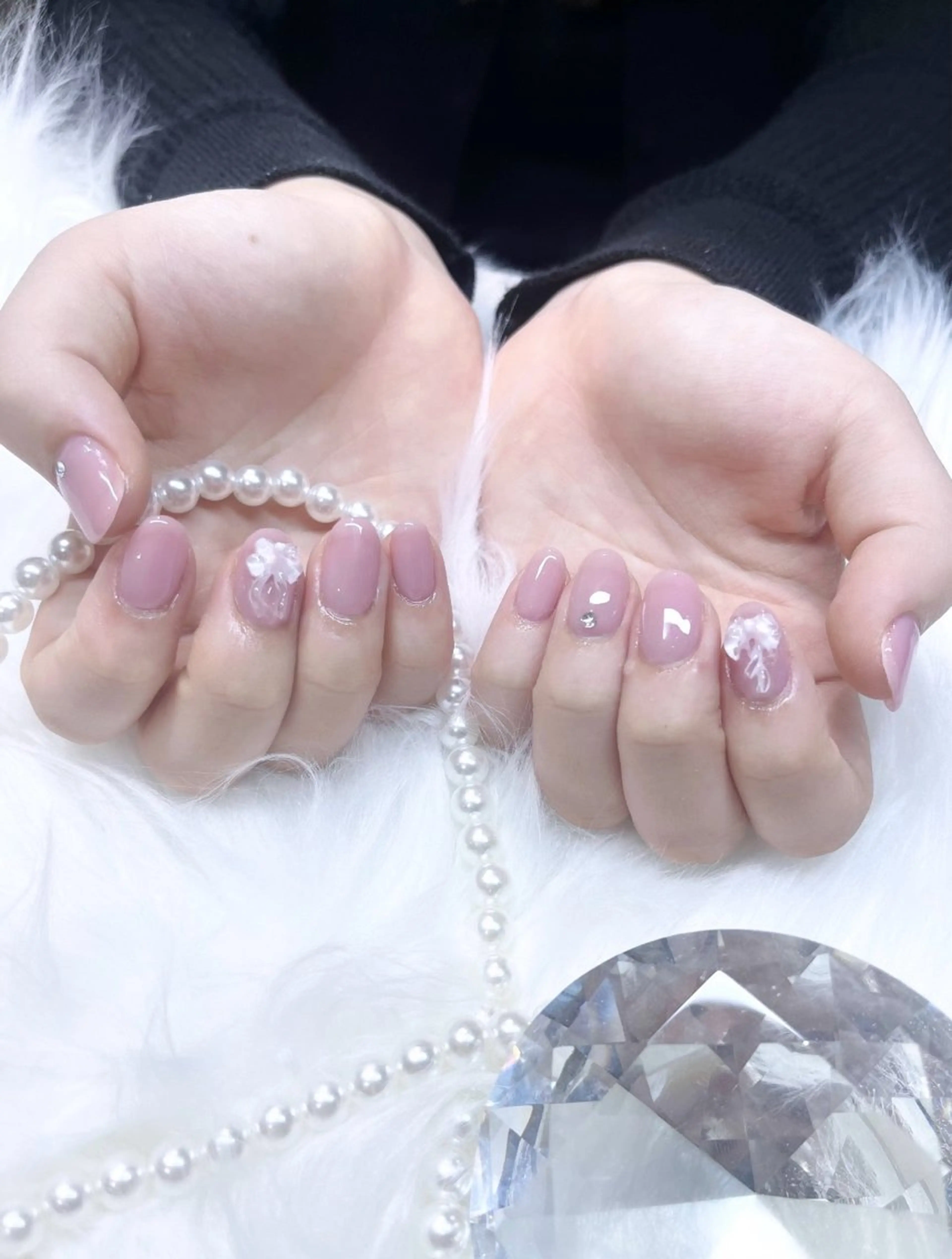 ネイル ハンドネイル fein 🎀 ayu♡⟡.·のネイルデザイン