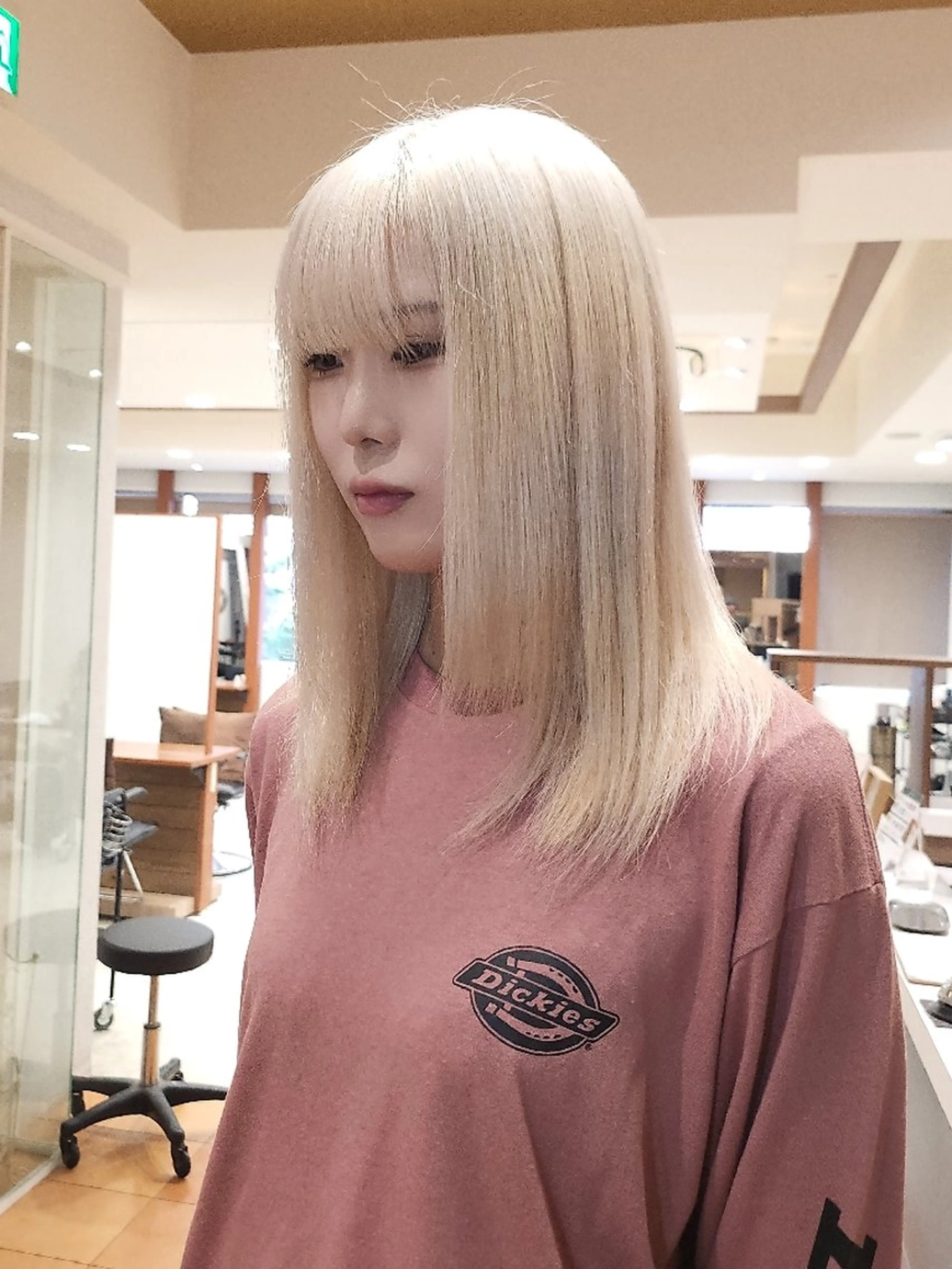ミディアム カラー ブロンド ヘアカラー トリートメント LYLICK所属・ケアブリーチ特化 same 🦈のヘアスタイル