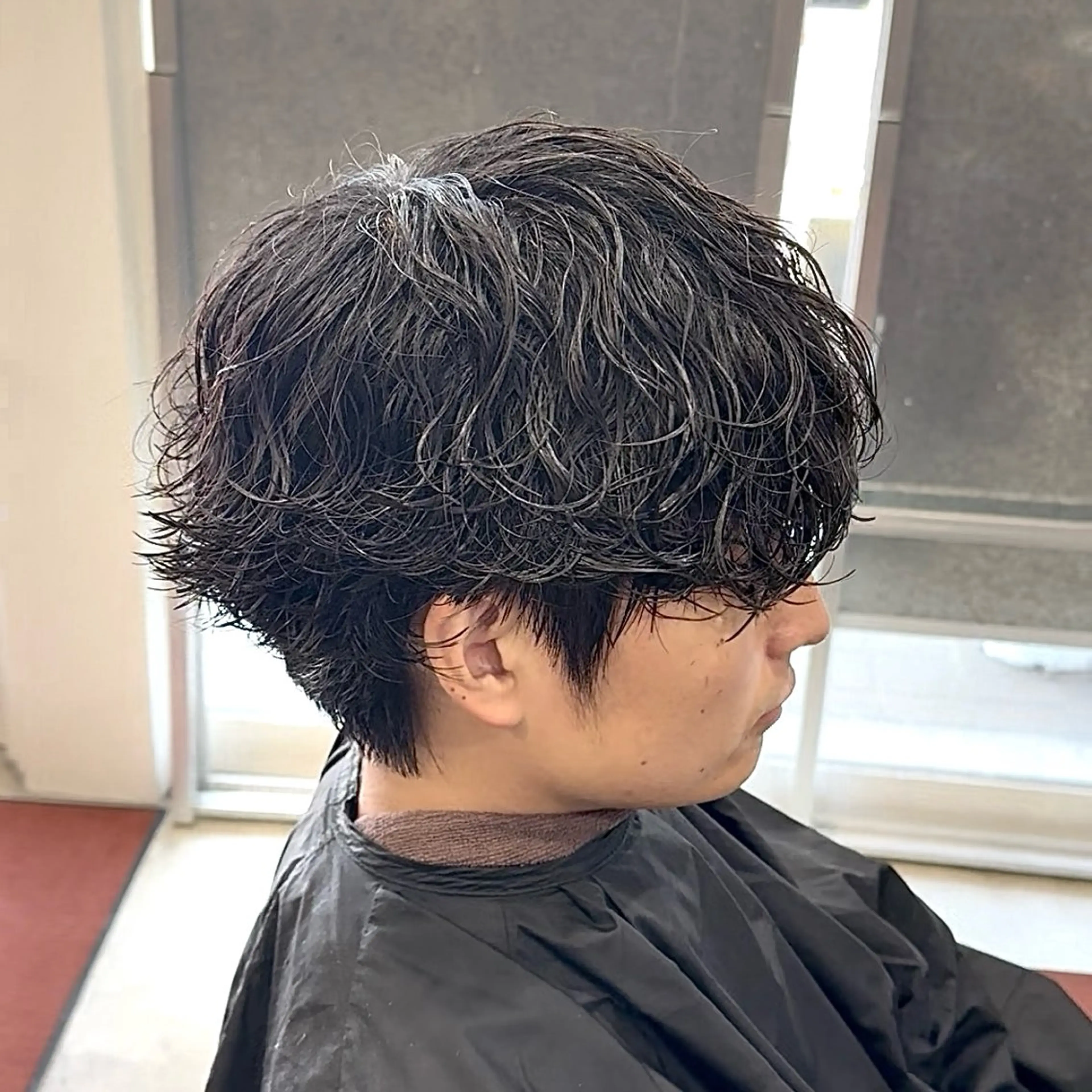 パーマ メンズ 波巻きパーマ カット パーマ 波巻き|シャドウ| サーフカール|RYUのヘアスタイル