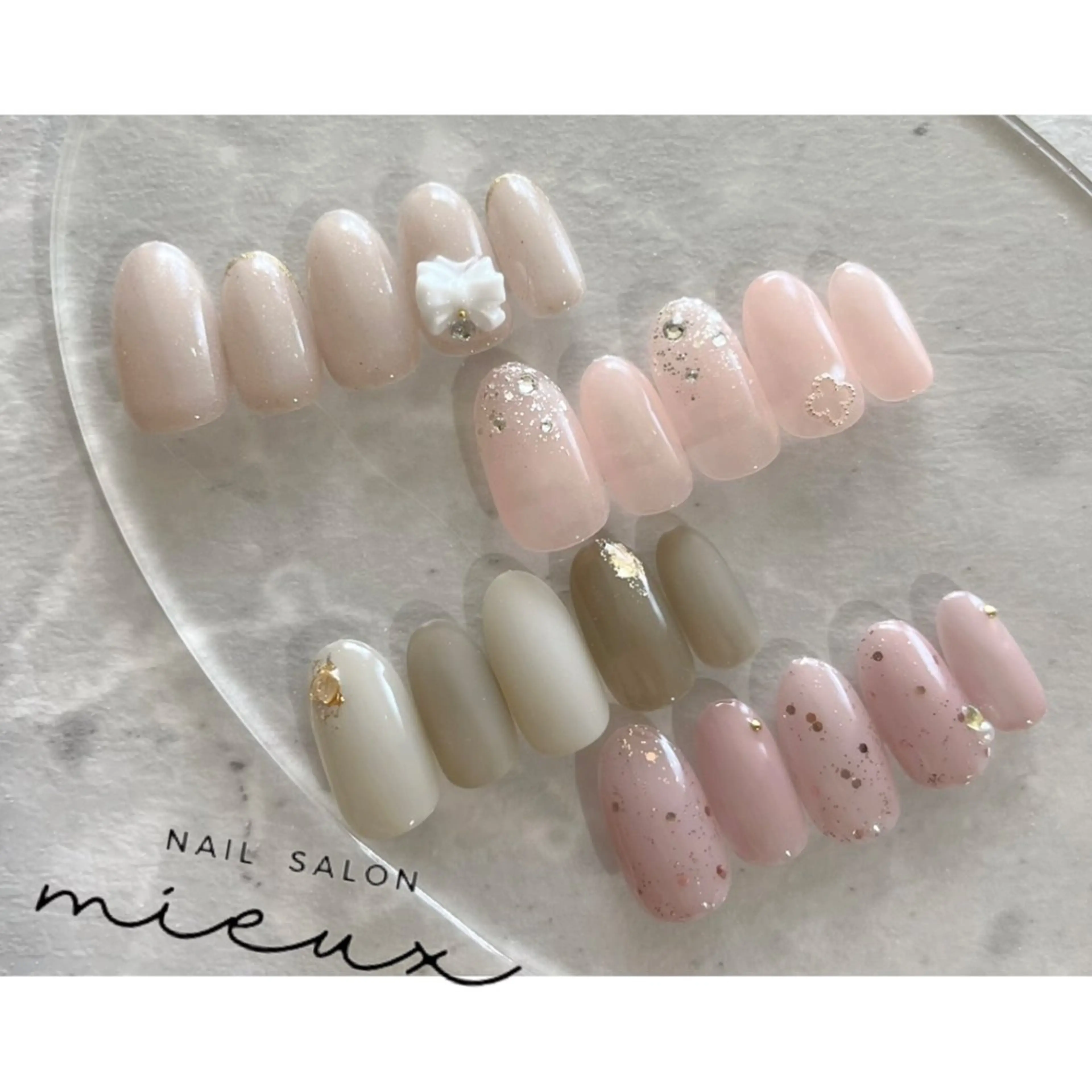 ネイル ハンドネイル mieux ariiiのネイルデザイン