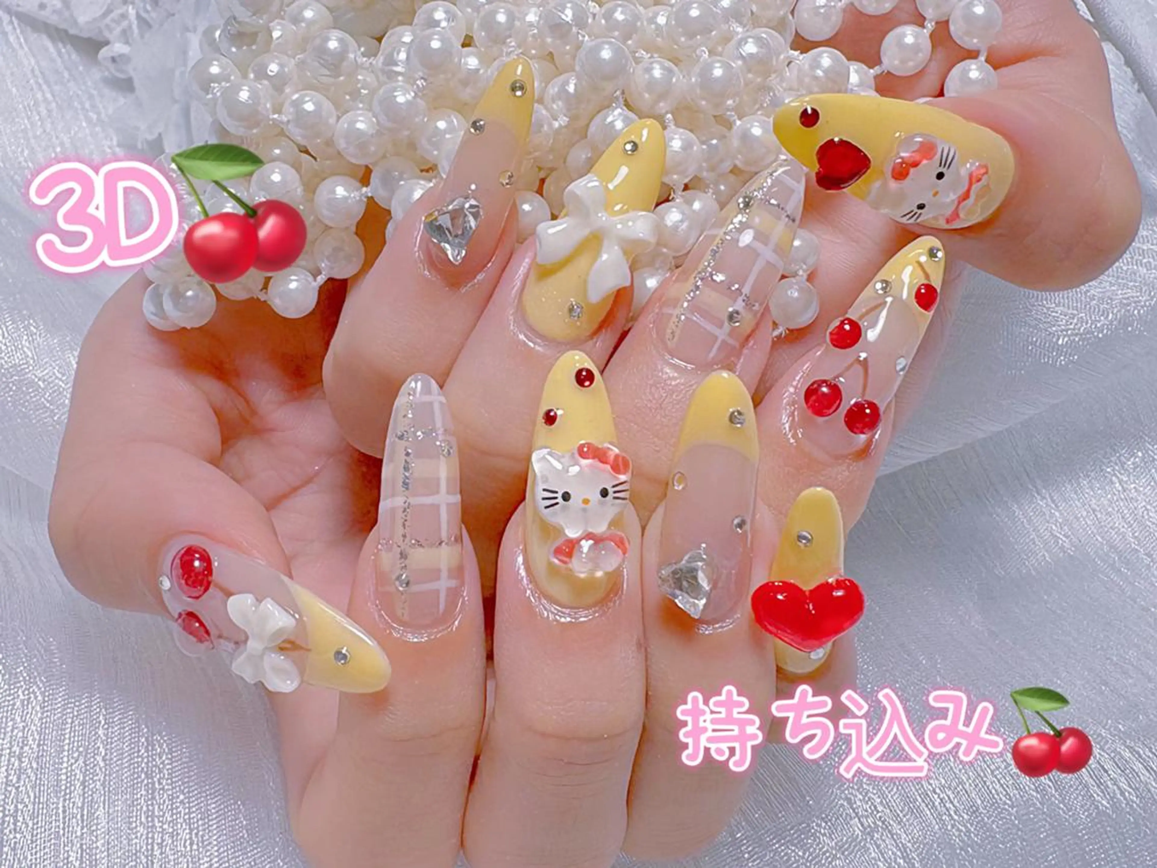 チップ長さだし🧚‍♀️持ち込みデザイン10本の写真