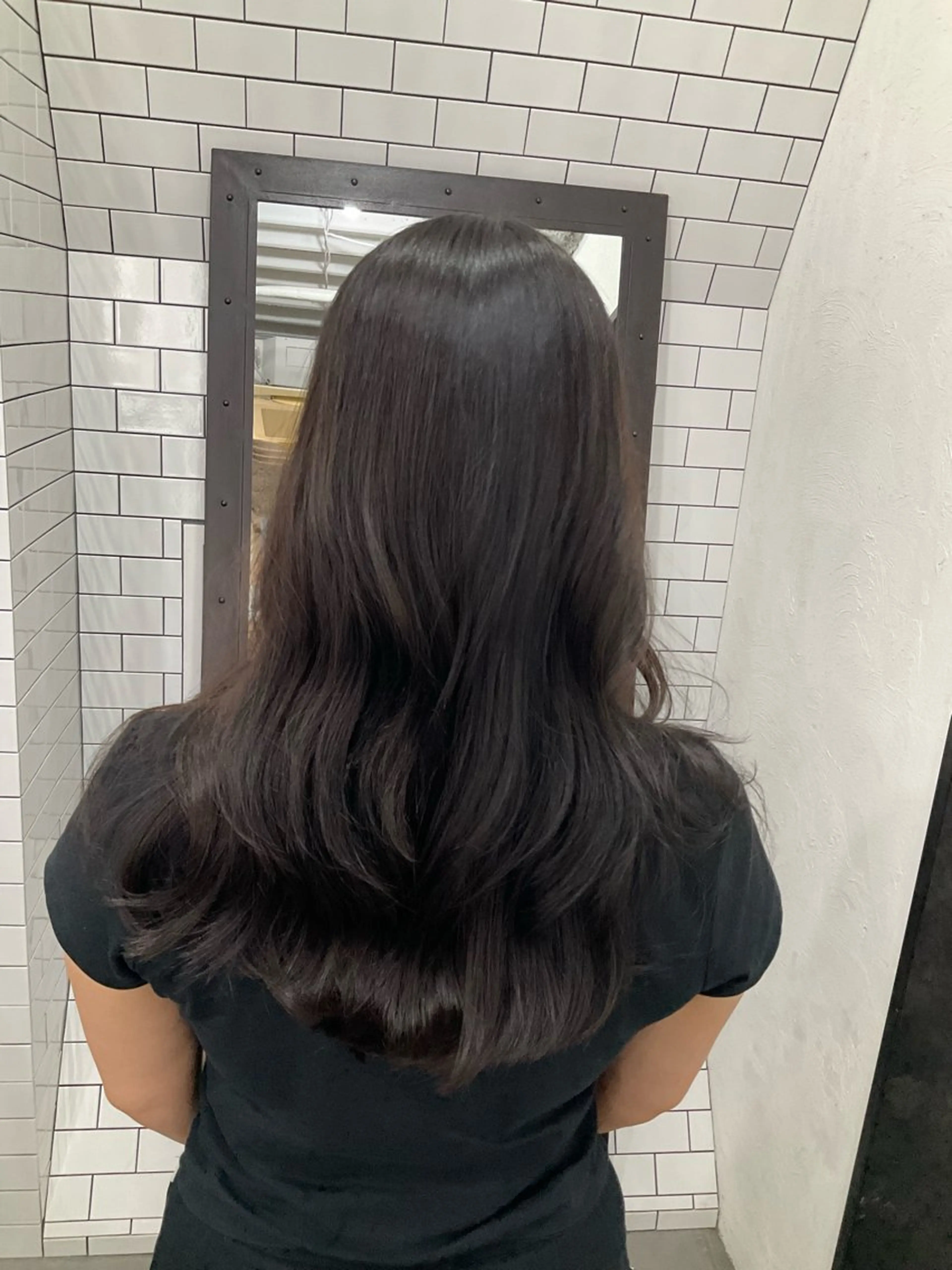 ロング 韓国風ヘア レイヤーカット 紙屋町　legare 🌈山村　麻美のヘアスタイル