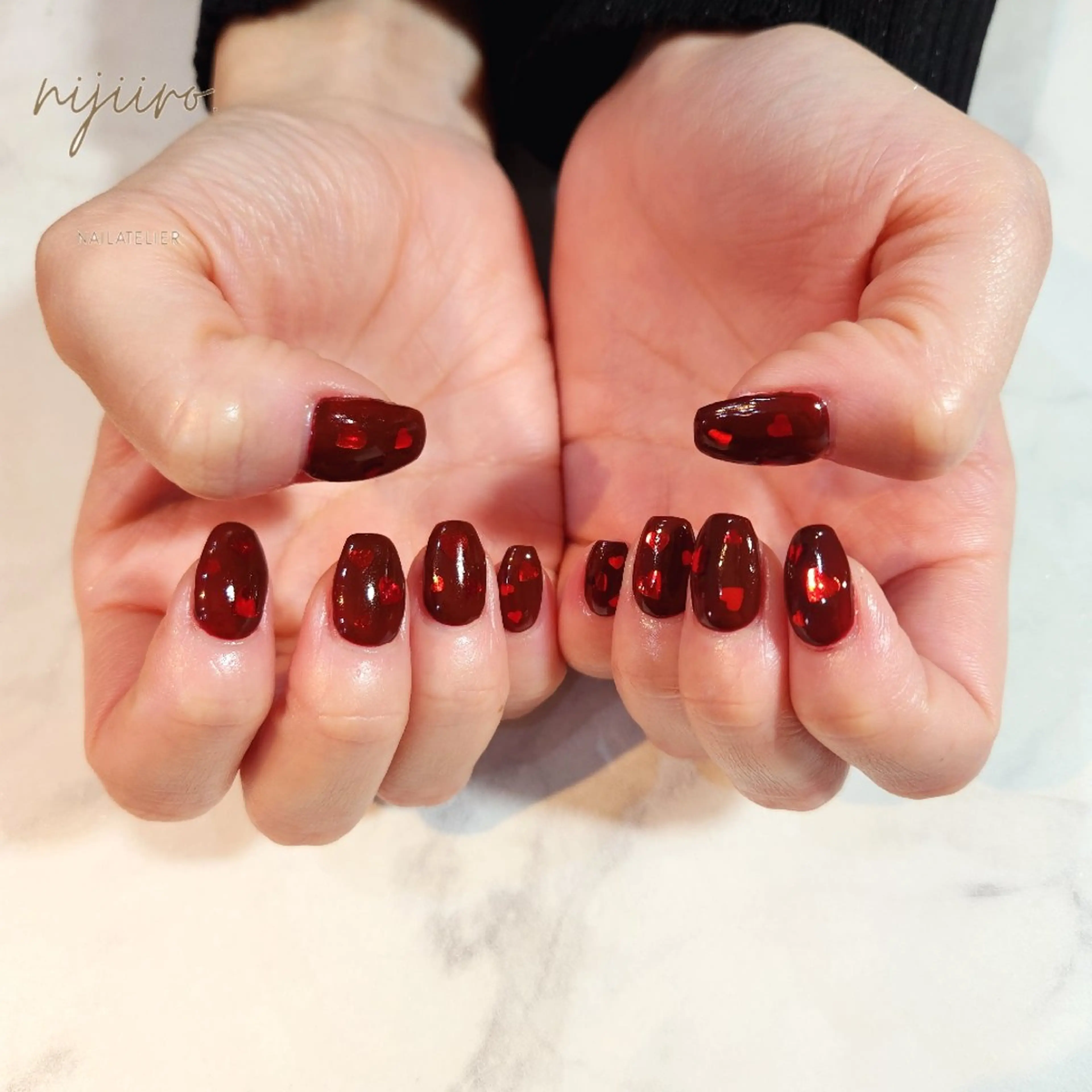 ネイル ハンドネイル nailatelier nijiiro.所属・nijiiro🌈 サトウのネイルデザイン