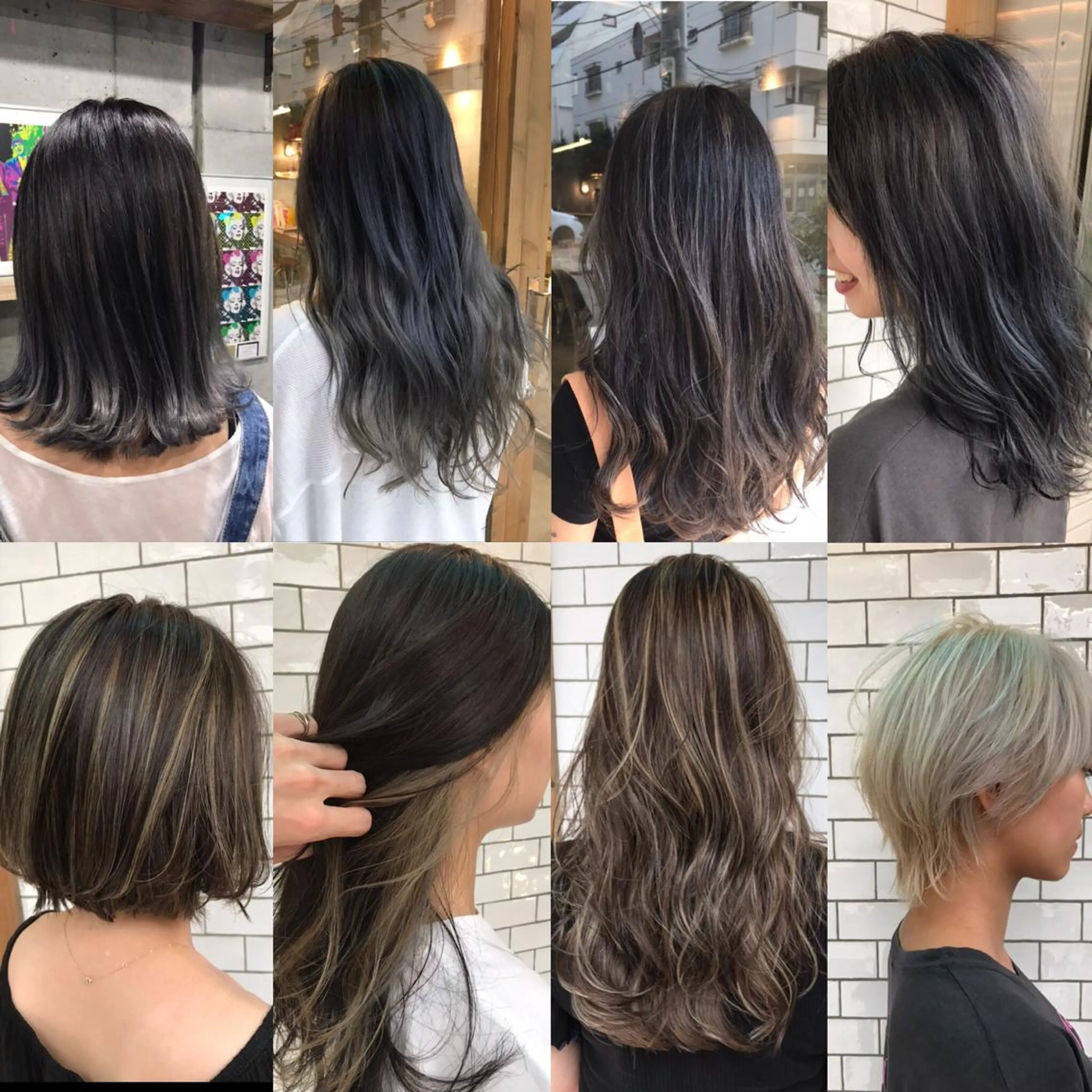 ミディアム カラー デザインカラー インナーカラー 竹嶌 健吾のヘアスタイル