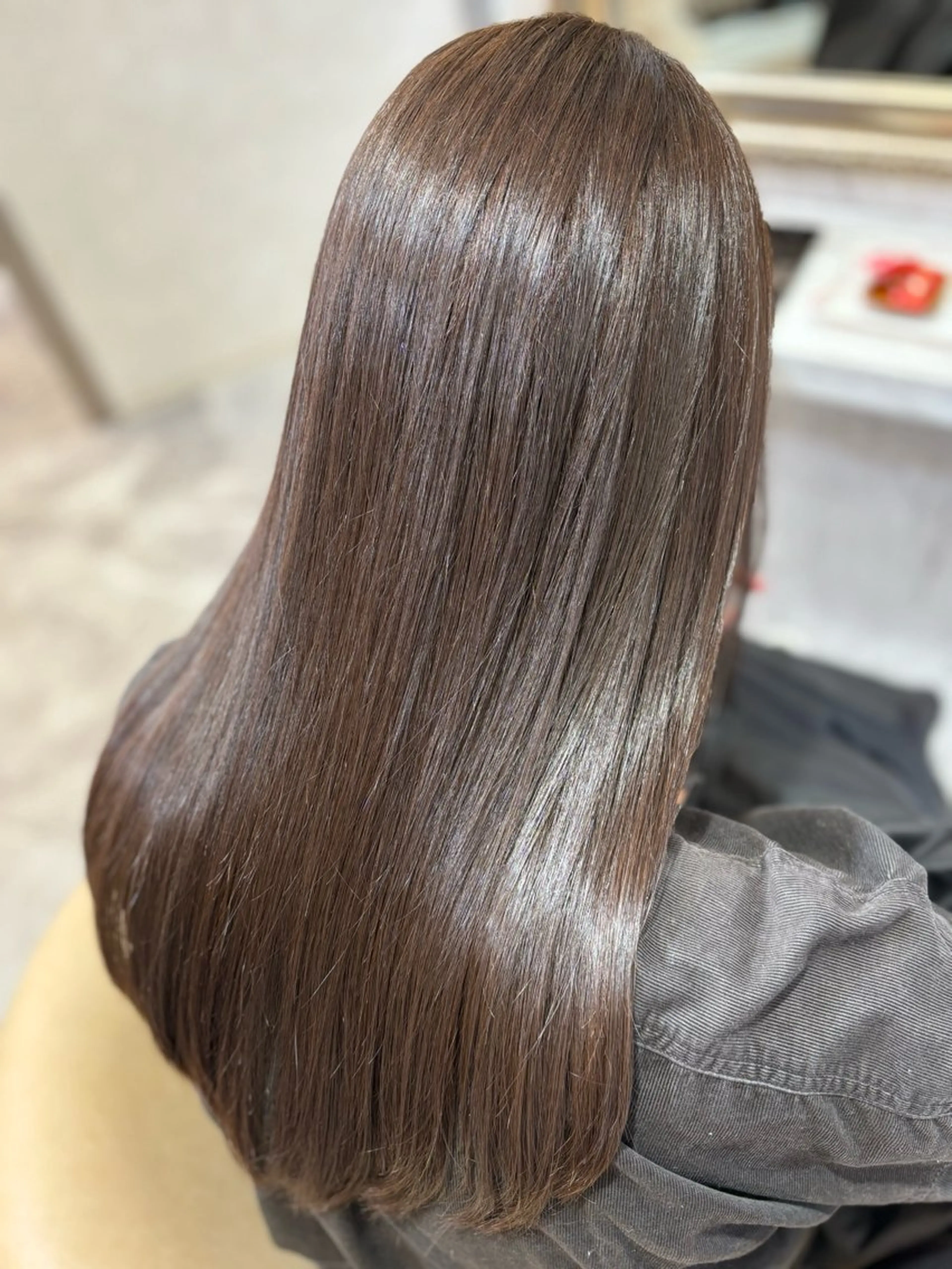 ロング 縮毛矯正 Lupinus hair design所属・Matsuo Eisukeのヘアスタイル