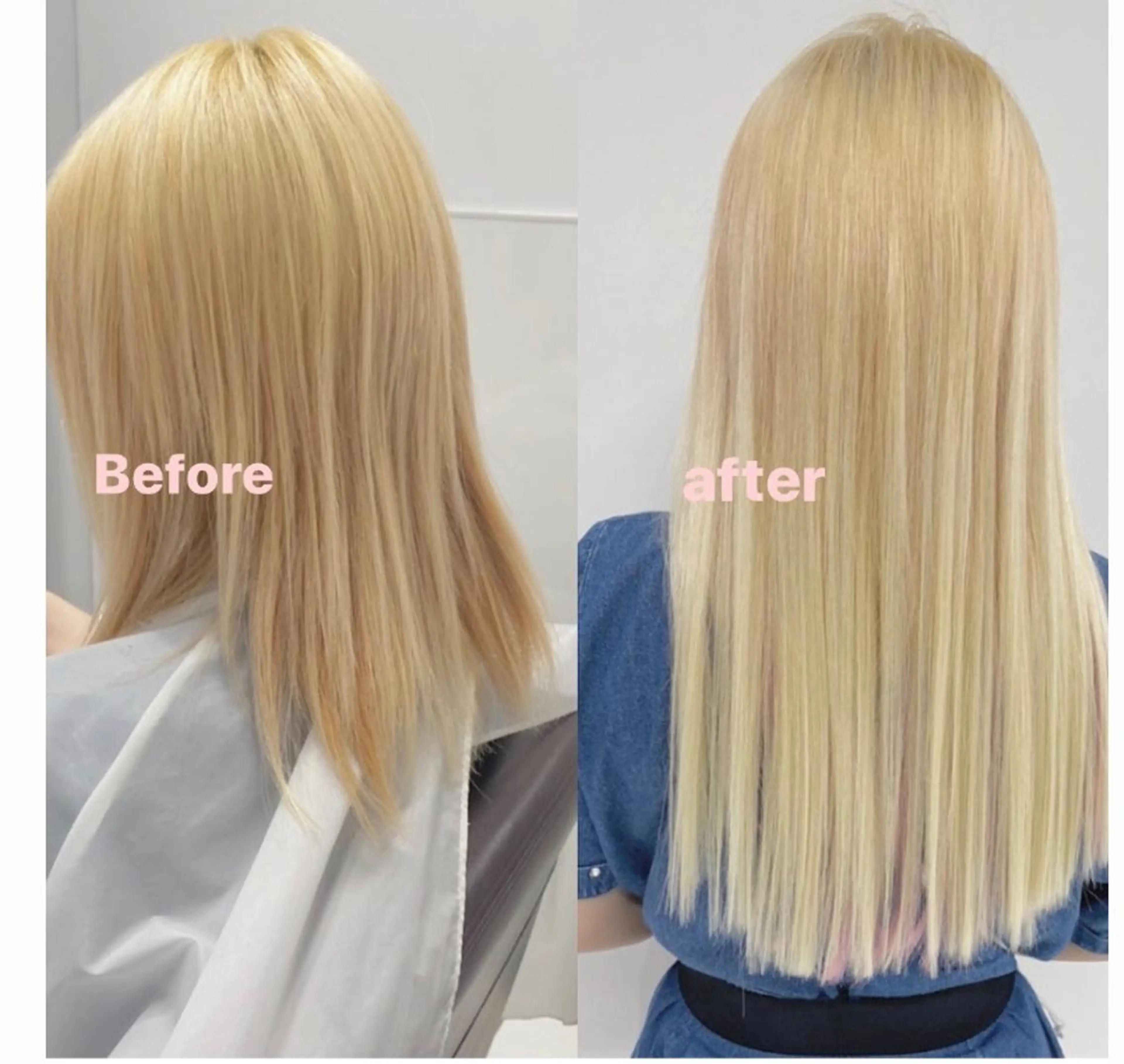 ロング カラー 抜きっぱなしブロンド ハイトーンカラー ロング Amelie所属・Amelie yunのヘアスタイル