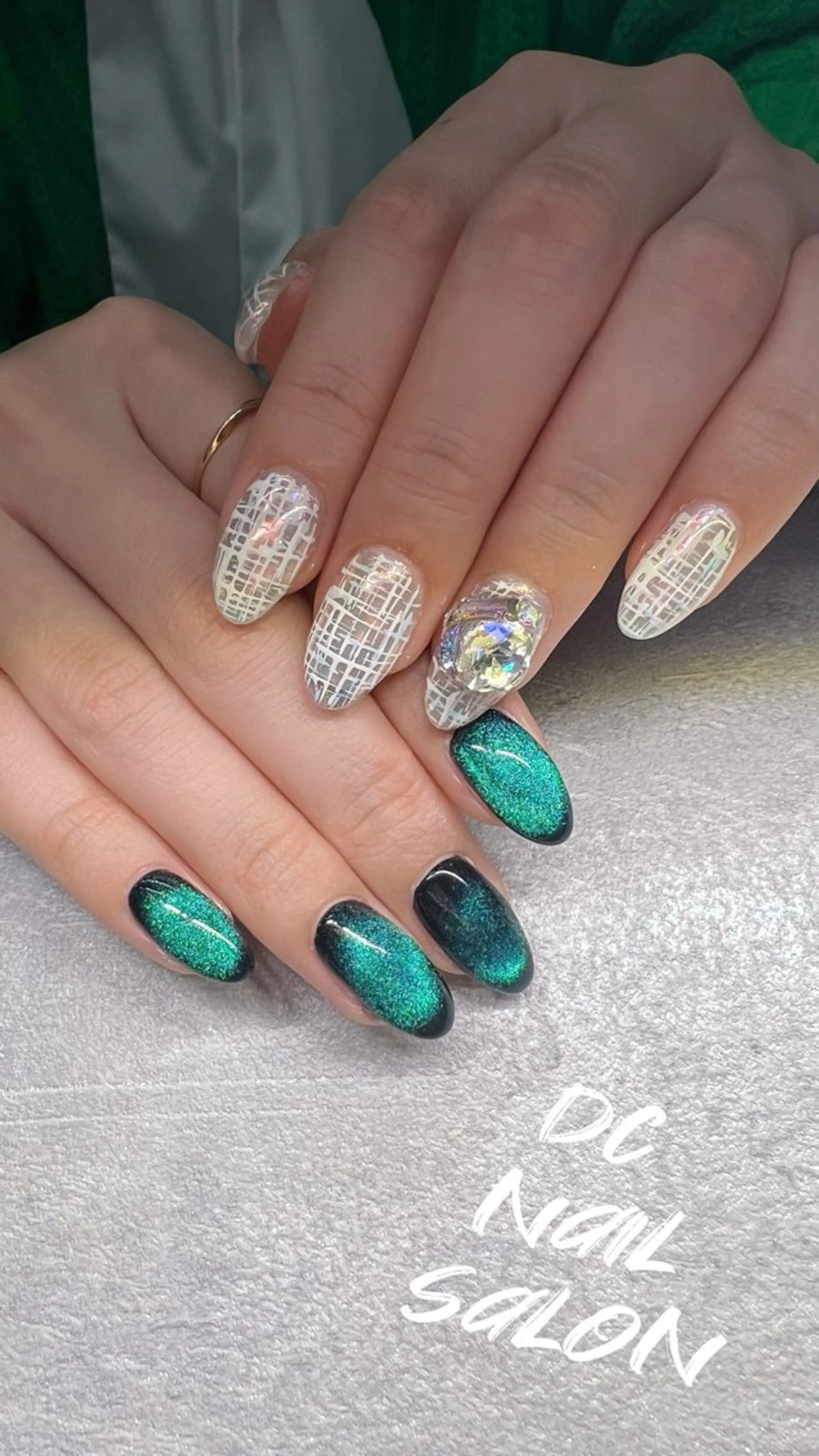 ネイル アートネイル 入学式 フレンチネイル ジェルネイル グラデーション DC nail salonのネイルデザイン