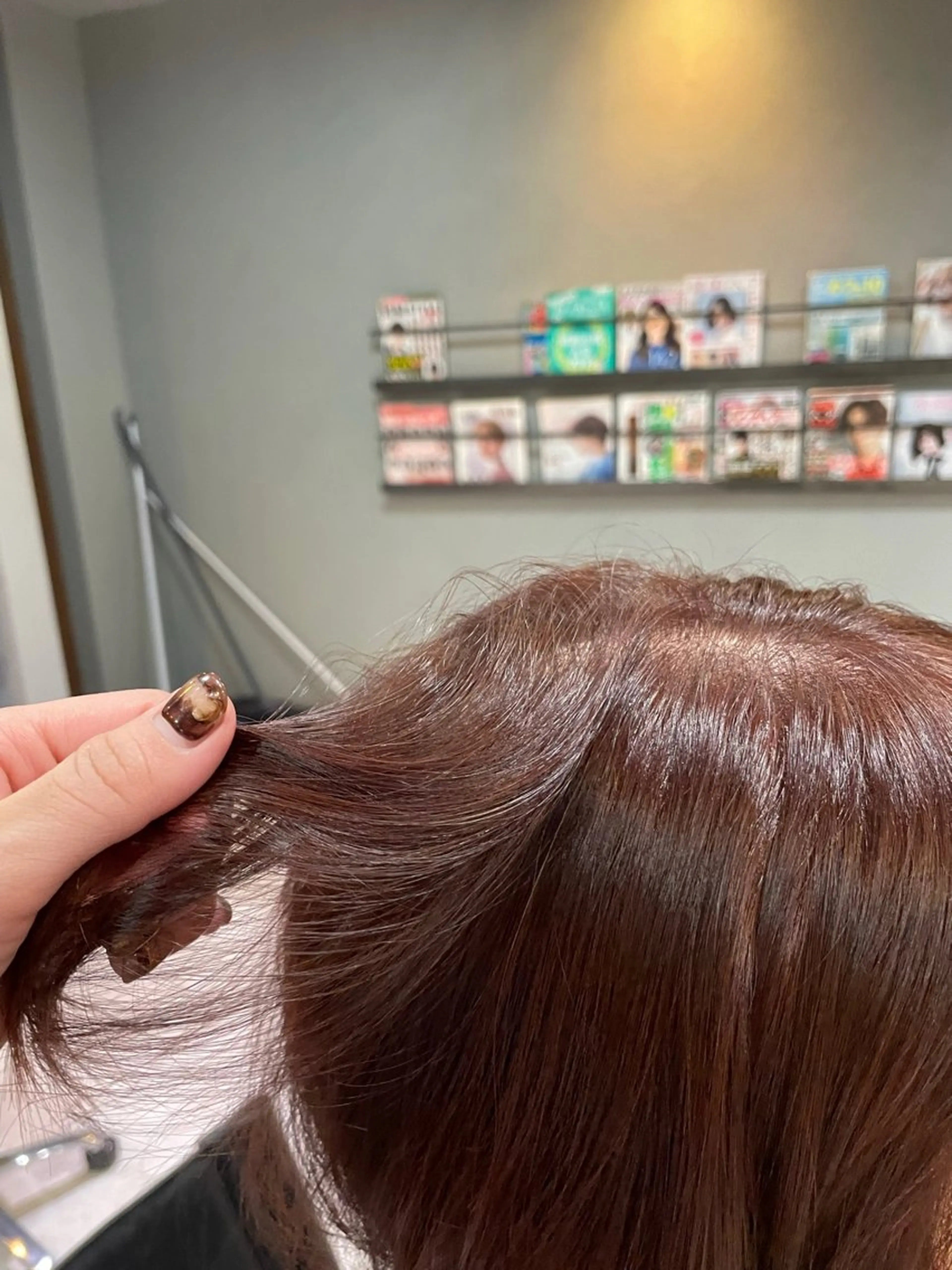 ミディアム カラー ヘアカラー 艶髪/透明感カラー/ 韓国/nonokaのヘアスタイル