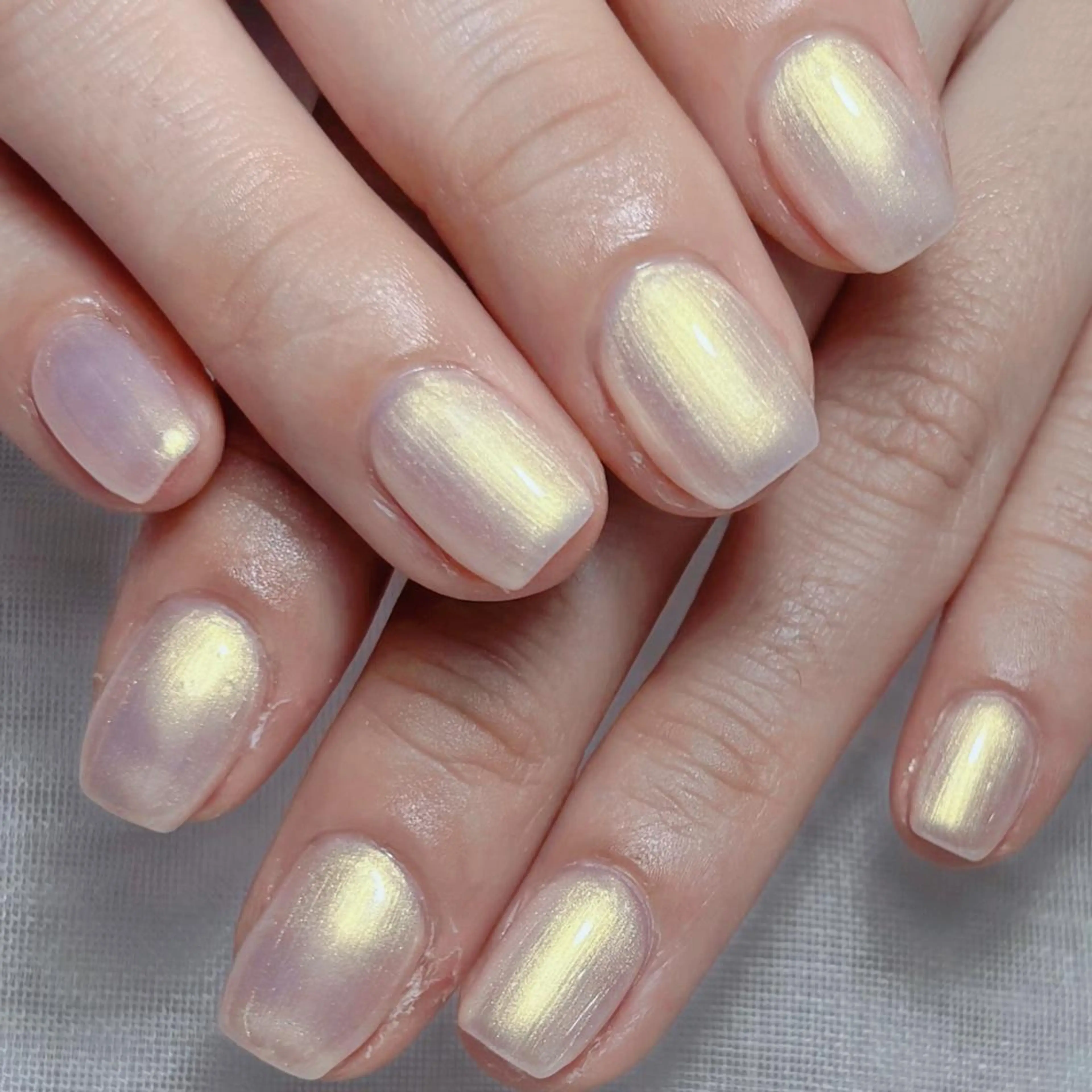 ネイル アートネイル オーロラネイル ガーリー キラキラネイル 韓国ネイル ハンドネイル DIAMOND Nail🍒のネイルデザイン