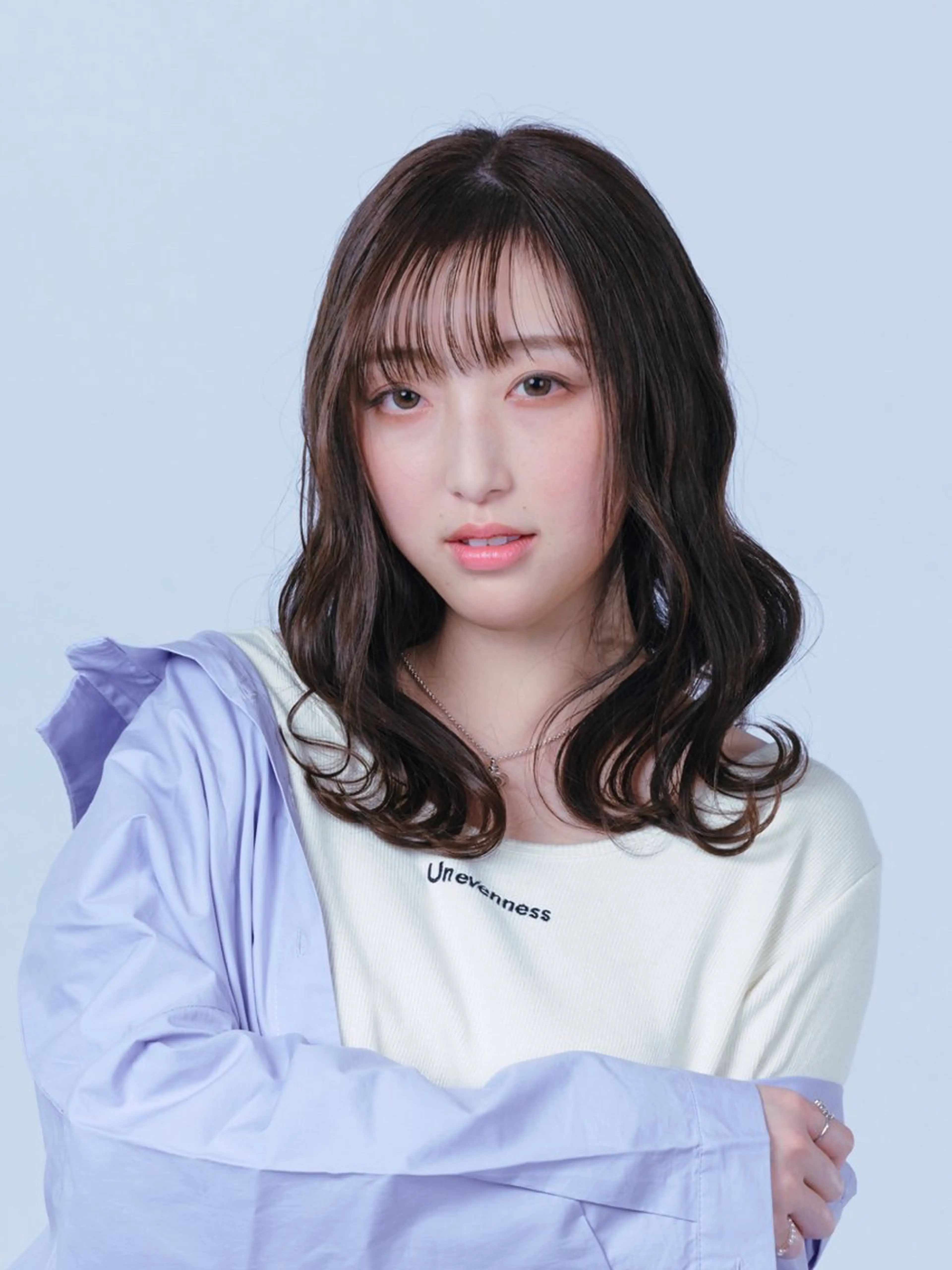 ロング カラー ブリーチ 透明感カラー ダブルカラー ブリーチなしカラー 顔まわりレイヤー 大人レイヤー& 透明感カラー💄のヘアスタイル