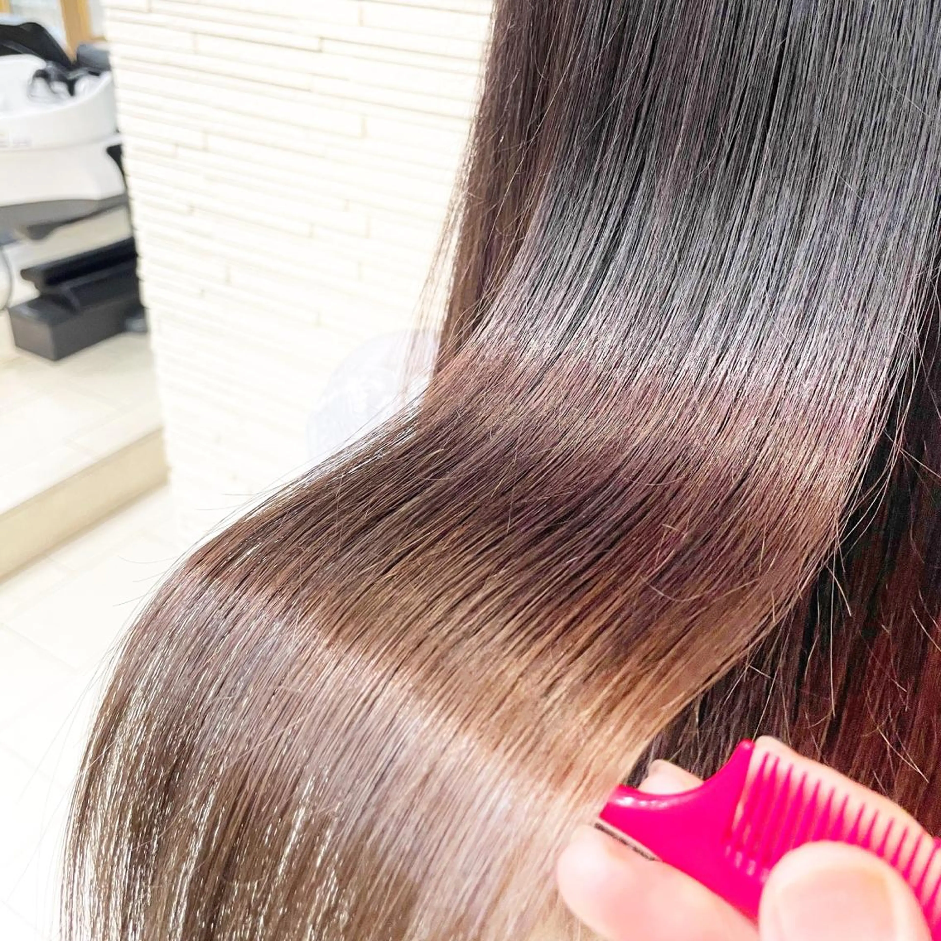 ミディアム 髪質改善 トリートメント カット トリートメント ♦️モテ髪創作者 SUGA♦️のヘアスタイル