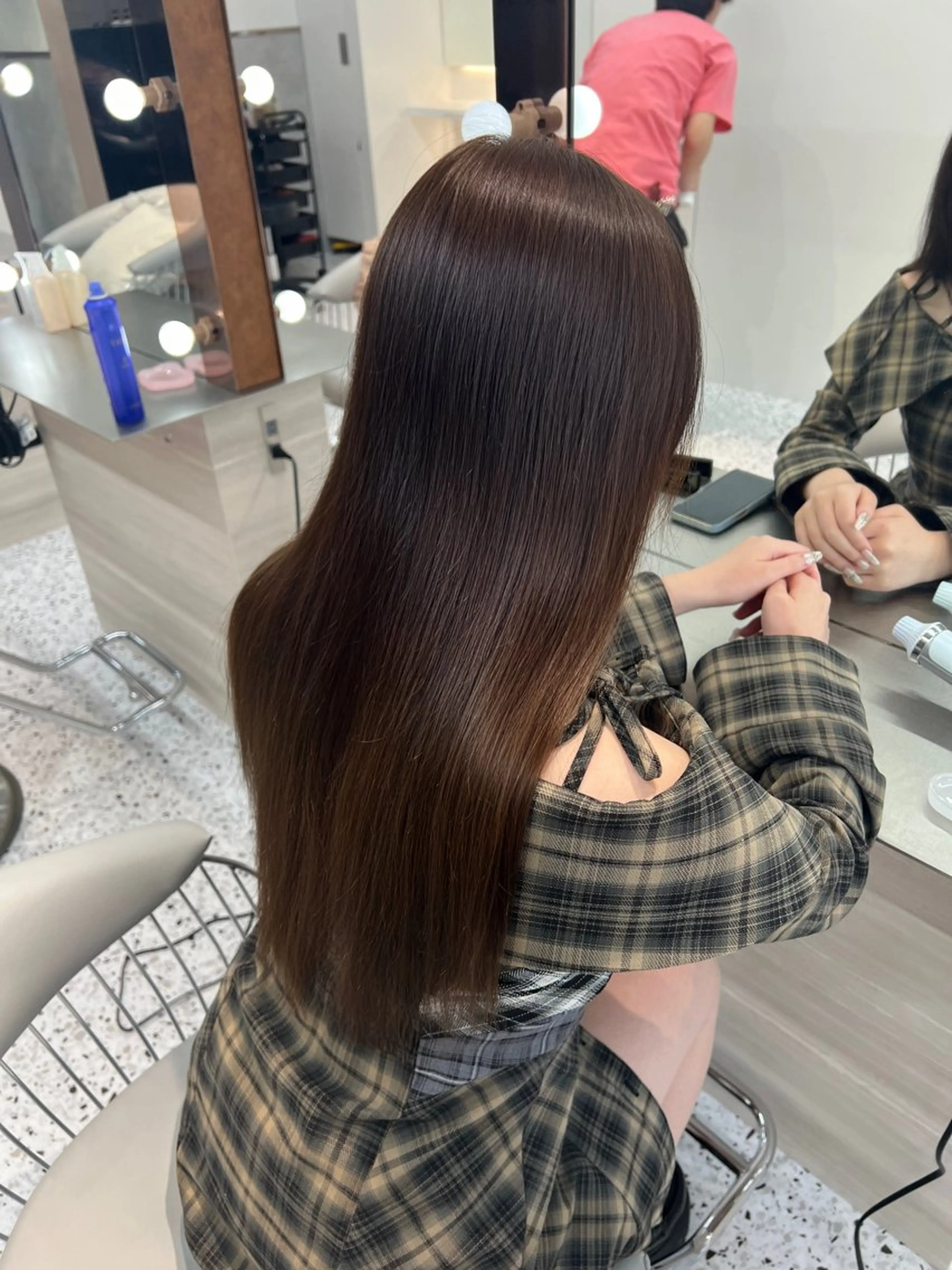 ロング 縮毛矯正 カット ヘアカラー トリートメント 髪質改善 ☘️松井　傑のヘアスタイル