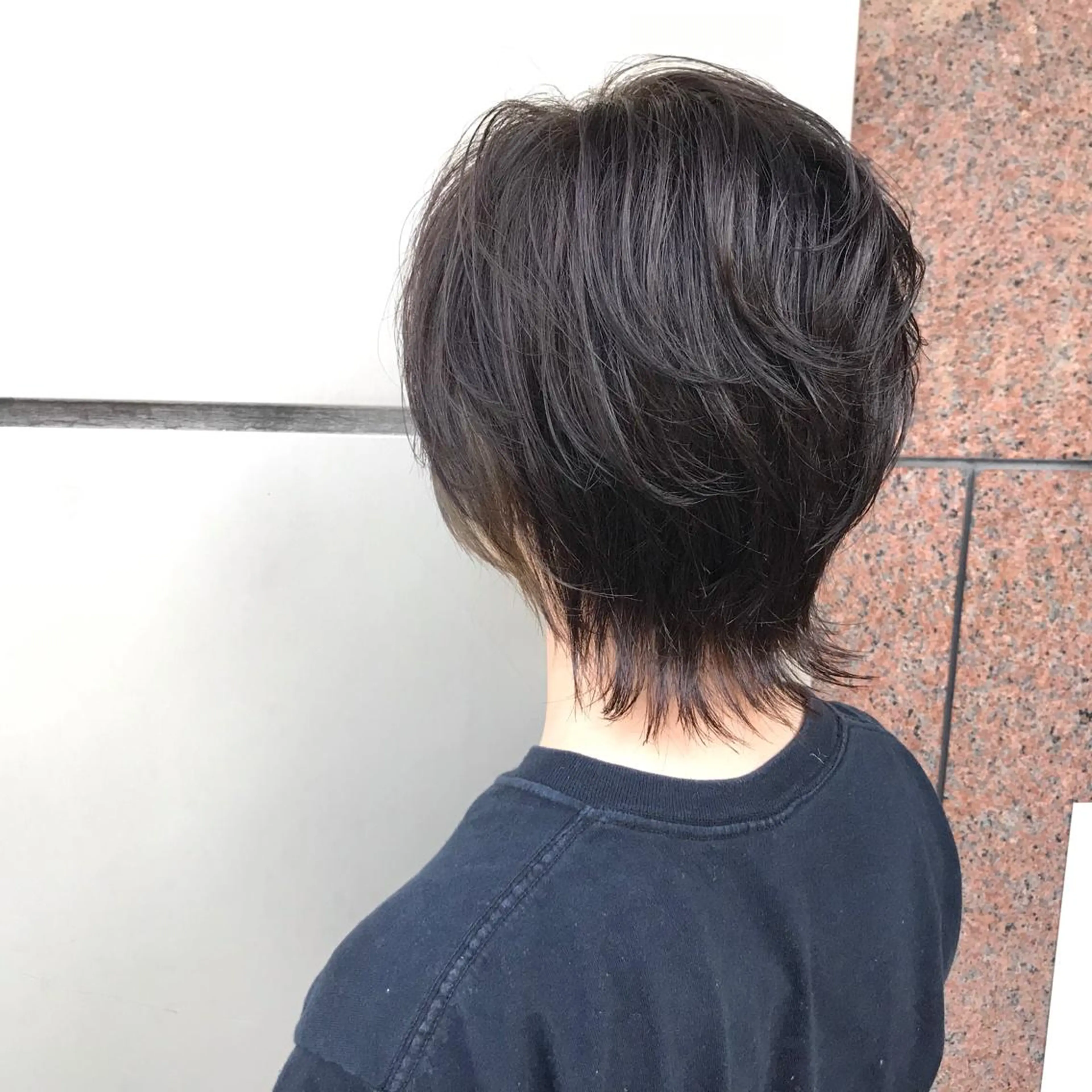ショート カラー インナーカラー ウルフカット 鈴木 美穂のヘアスタイル