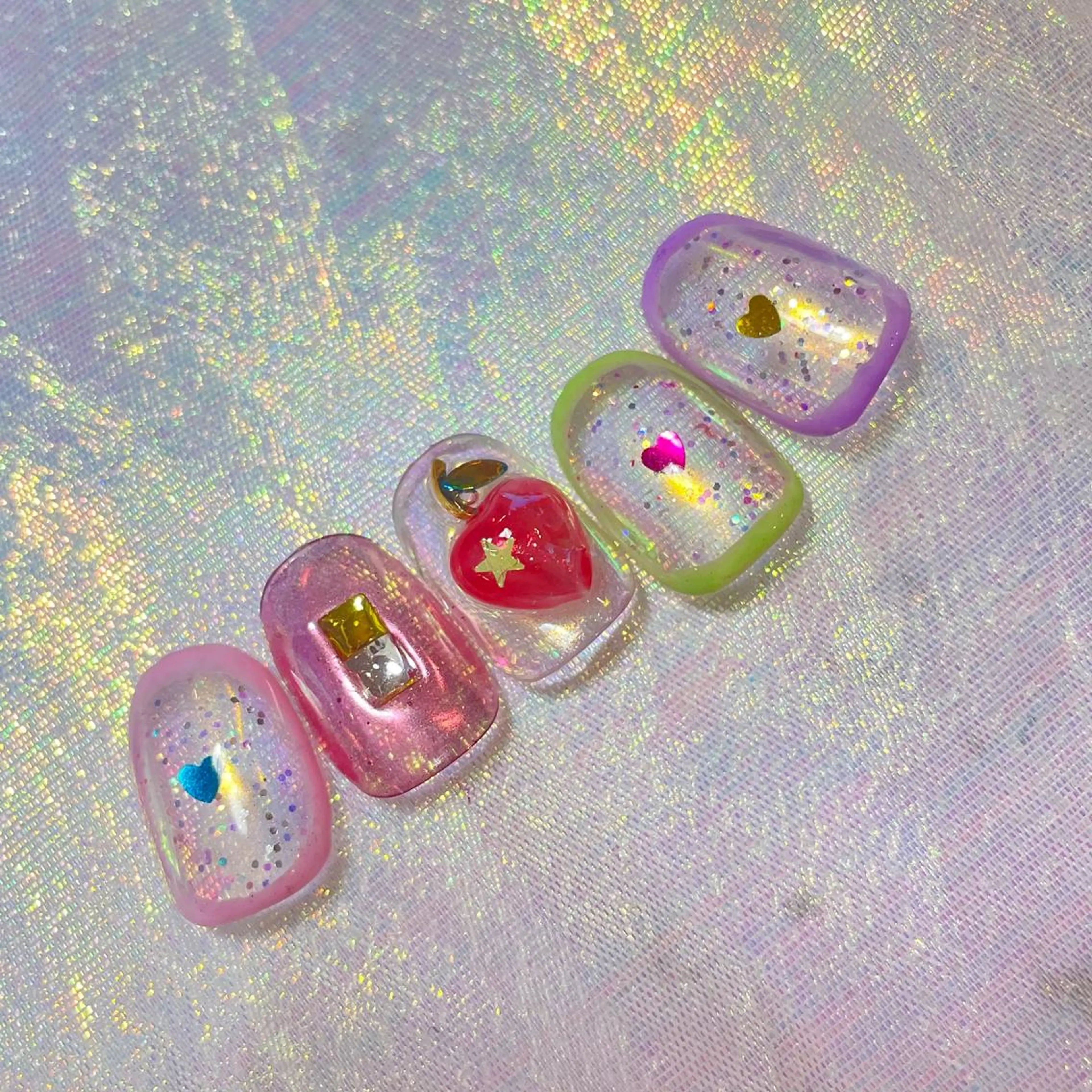 ネイル Menail心斎橋筋 ギャル×韓国🇰🇷のネイルデザイン