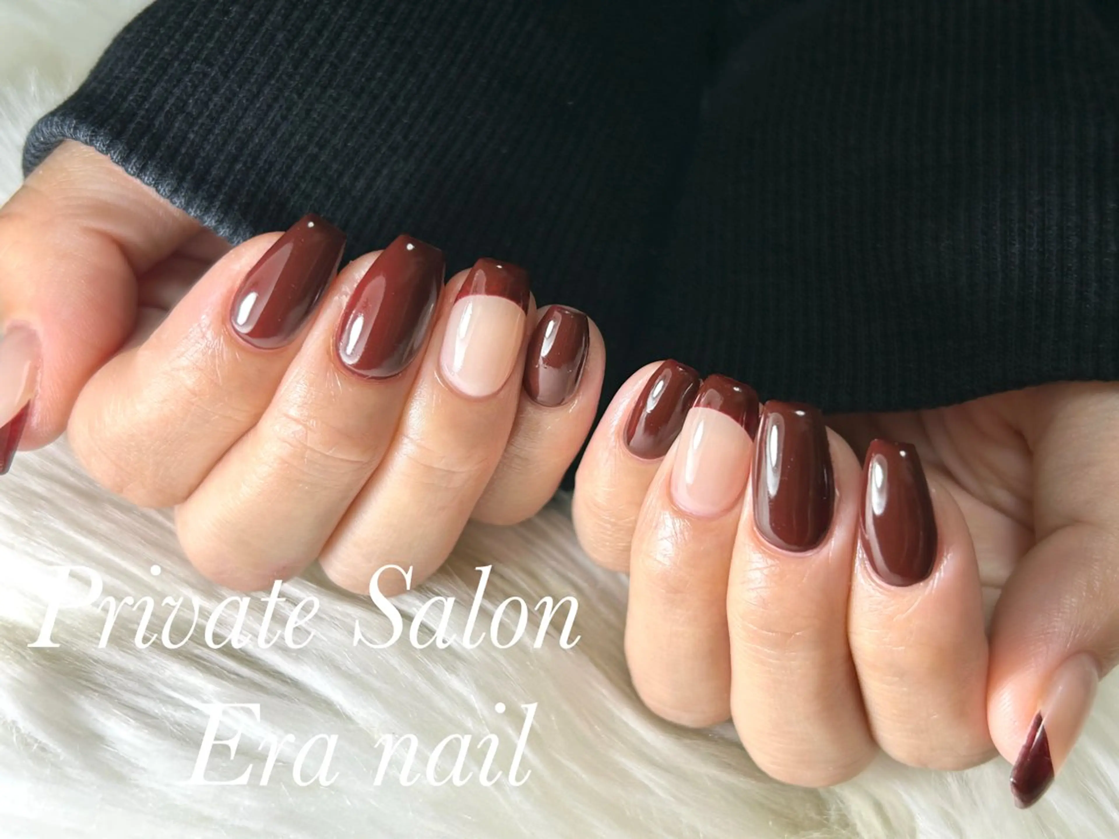 ネイル フレンチネイル ワンカラーネイル Era nailのネイルデザイン