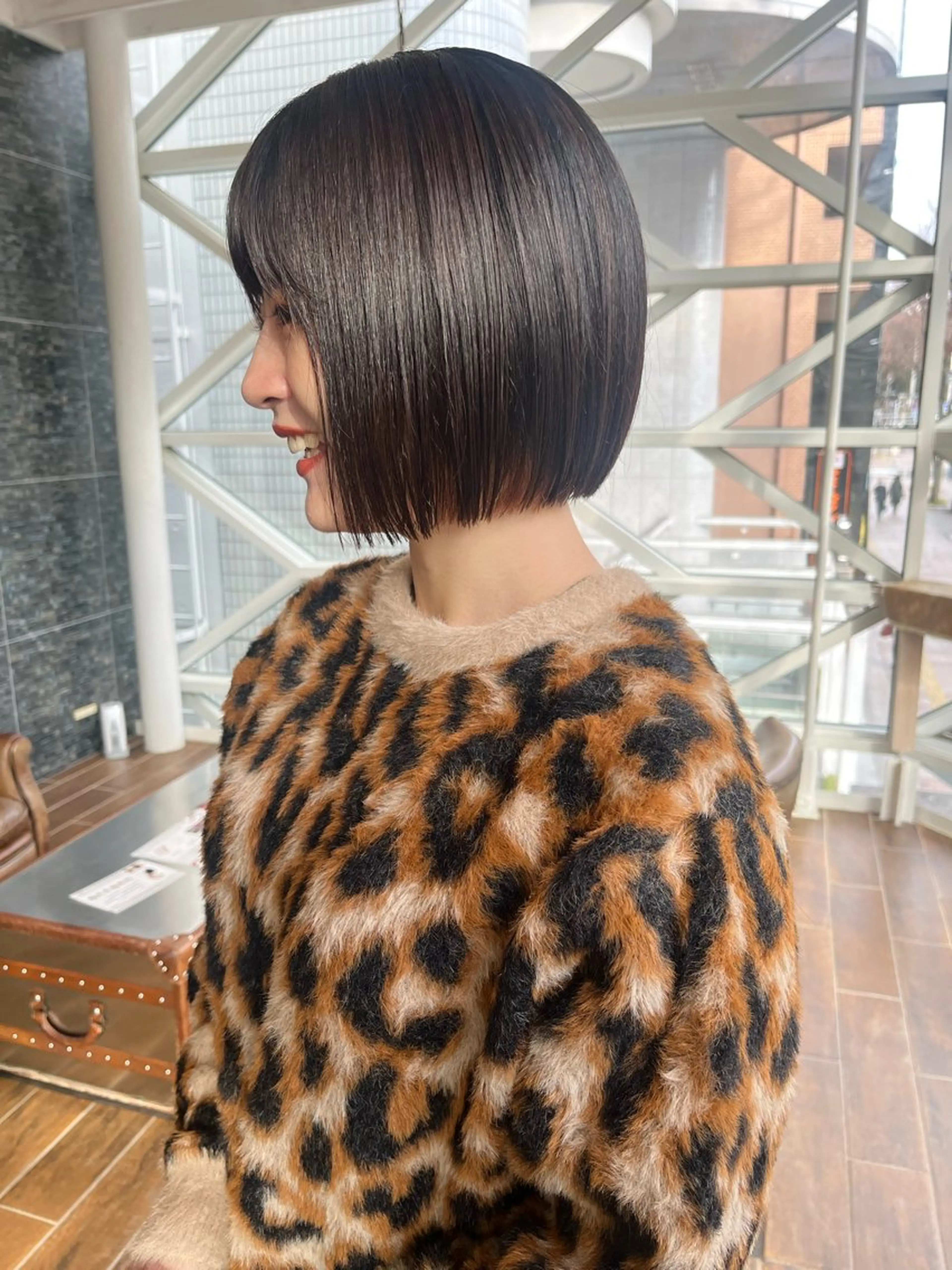 ミディアム ボブ 松野 心音のヘアスタイル