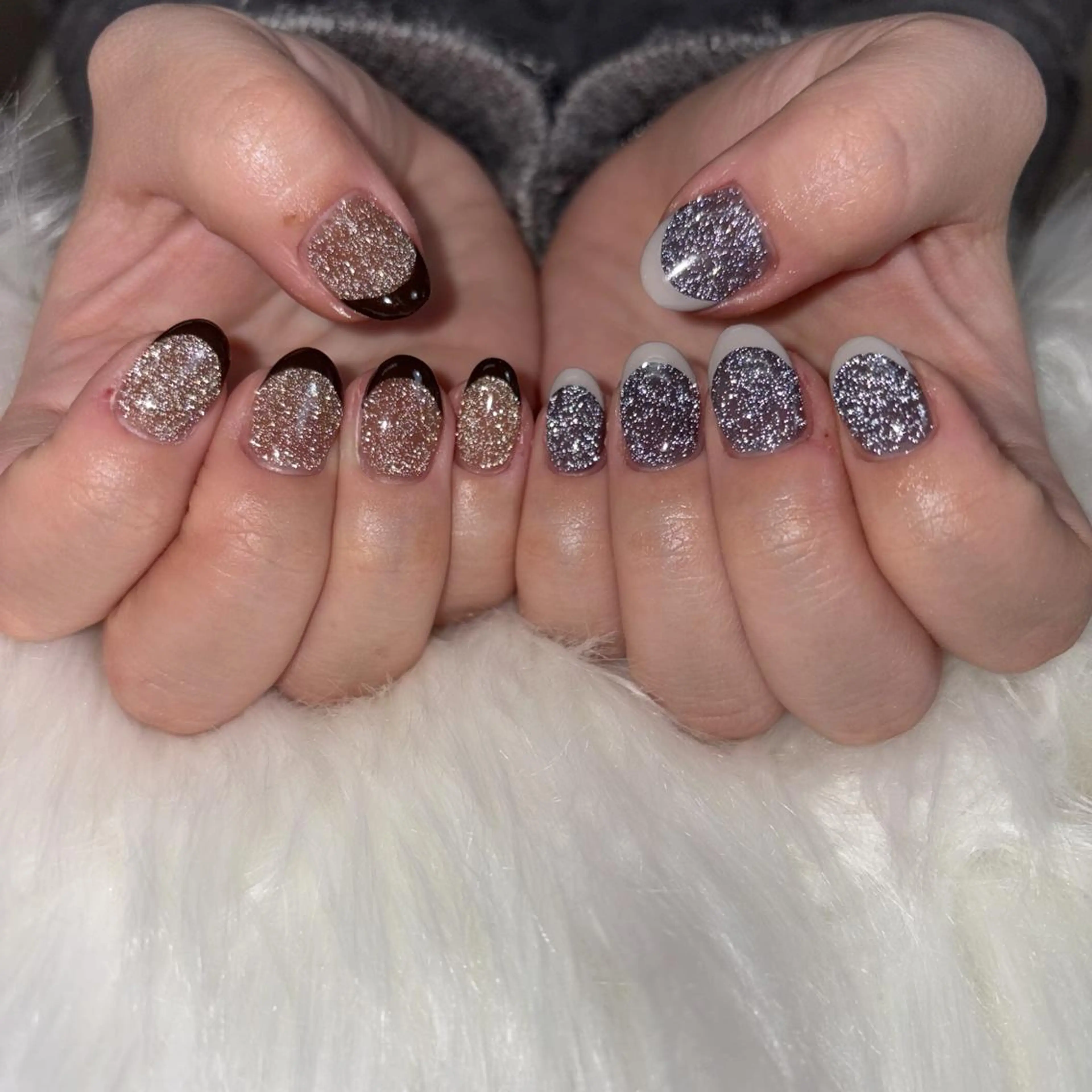 ネイル フラッシュネイル フレンチネイル nail salon Libertyのネイルデザイン