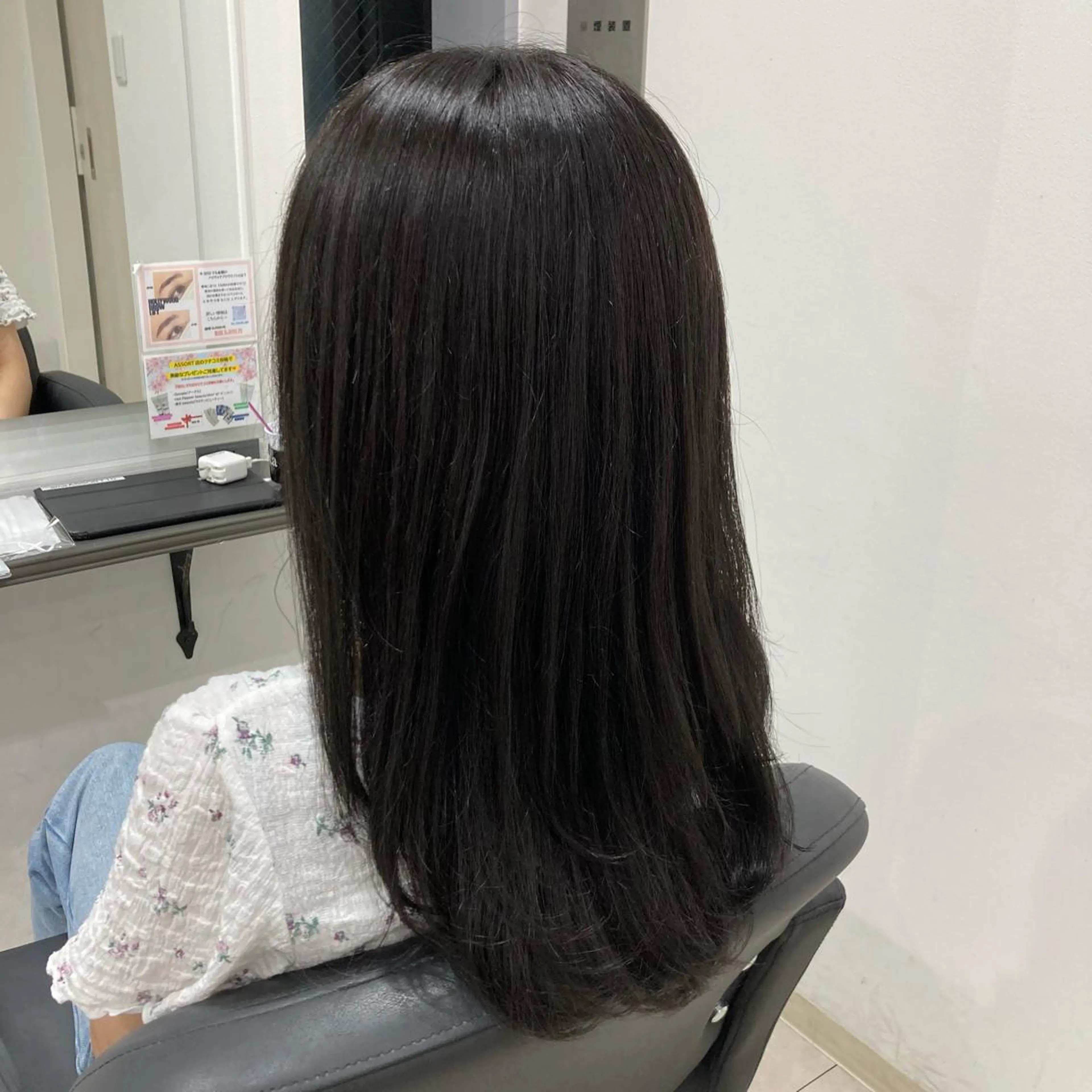 ロング カラー ヘアカラー トリートメント ピンクカラー🎀 米津 美佑のマツエク・マツパデザイン