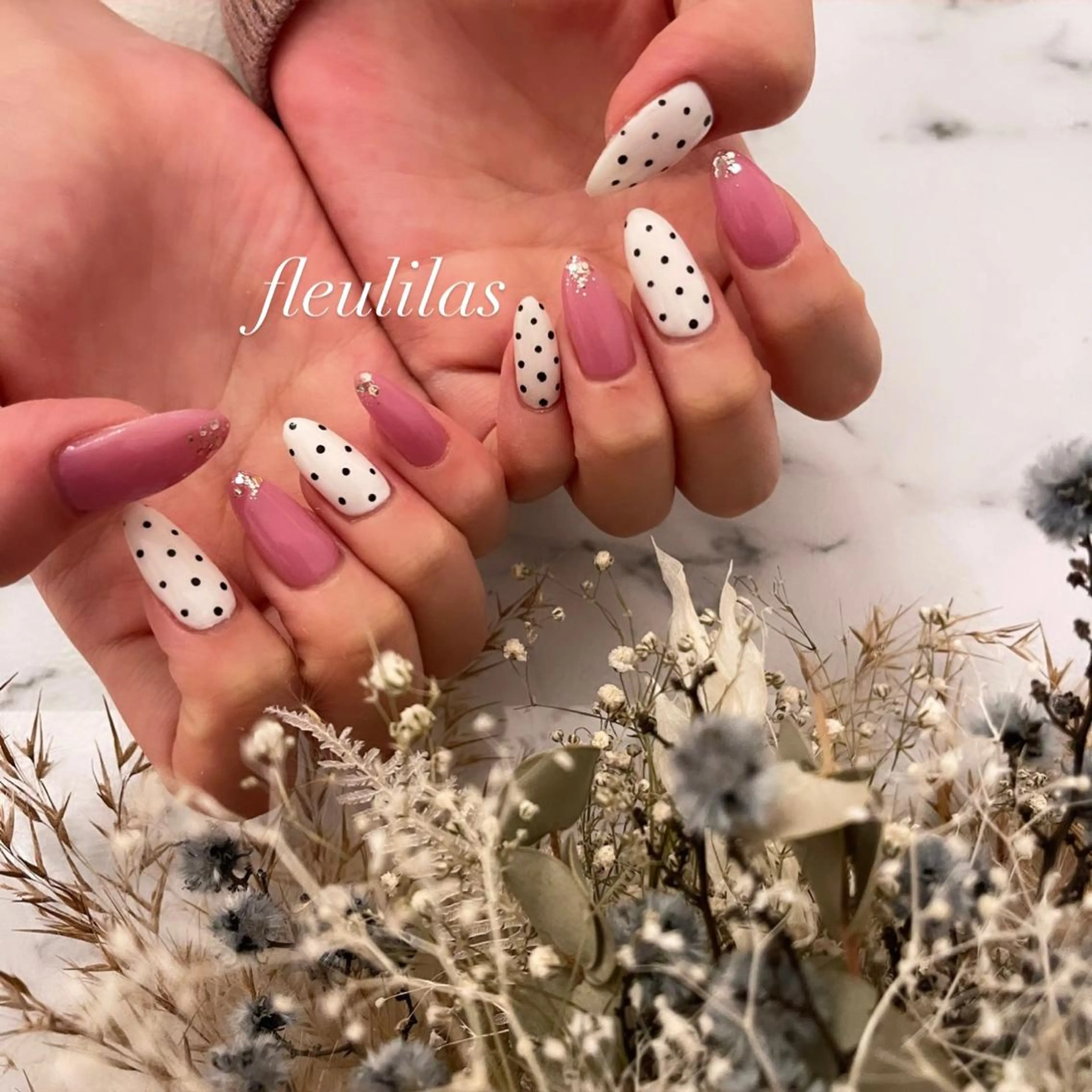 ネイル ドット ガーリー fleulilas 松葉のその他イメージ