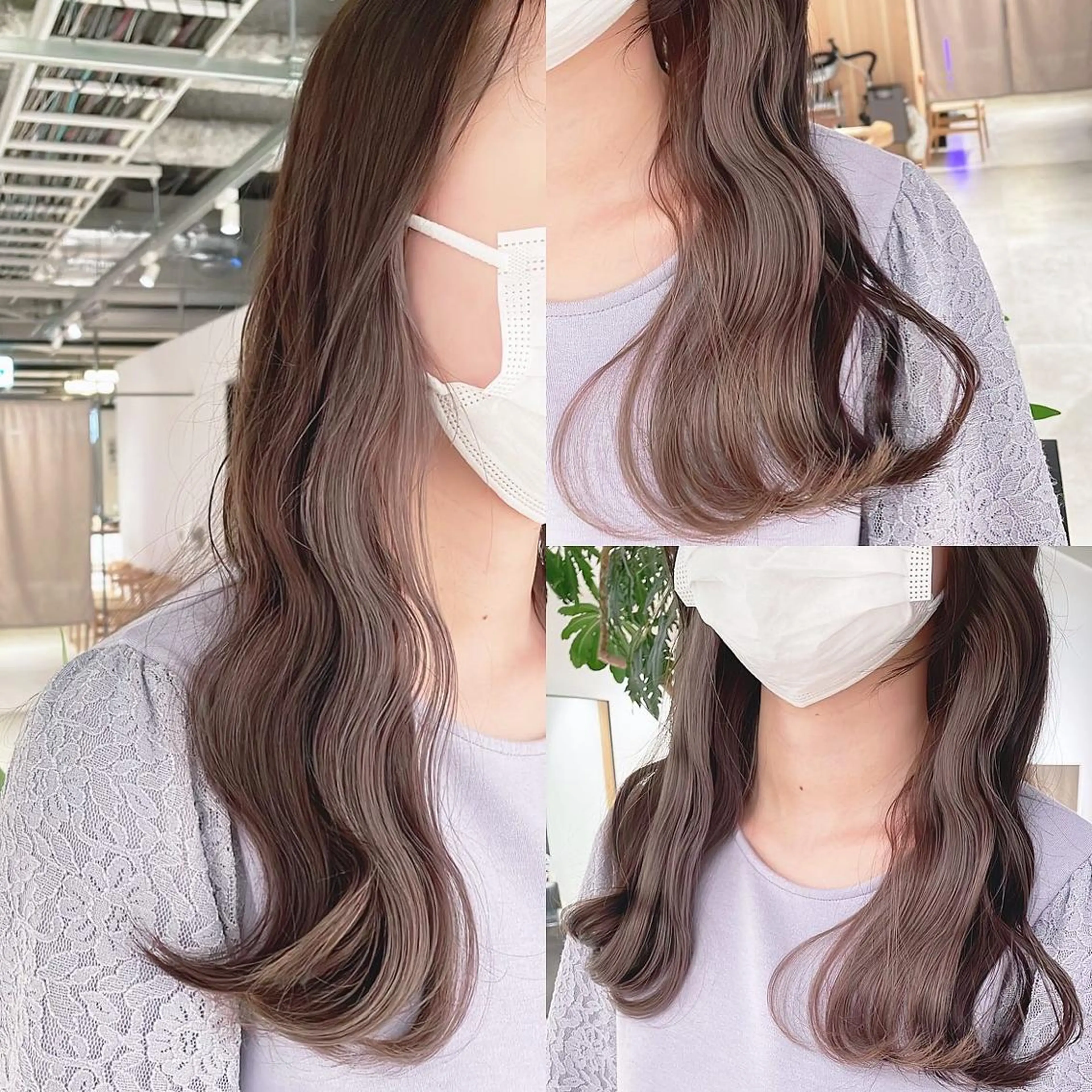 ロング カラー ブリーチ ヘアカラー トリートメント 渋谷:インナーカラー ／🍒エリカ🍒のヘアスタイル