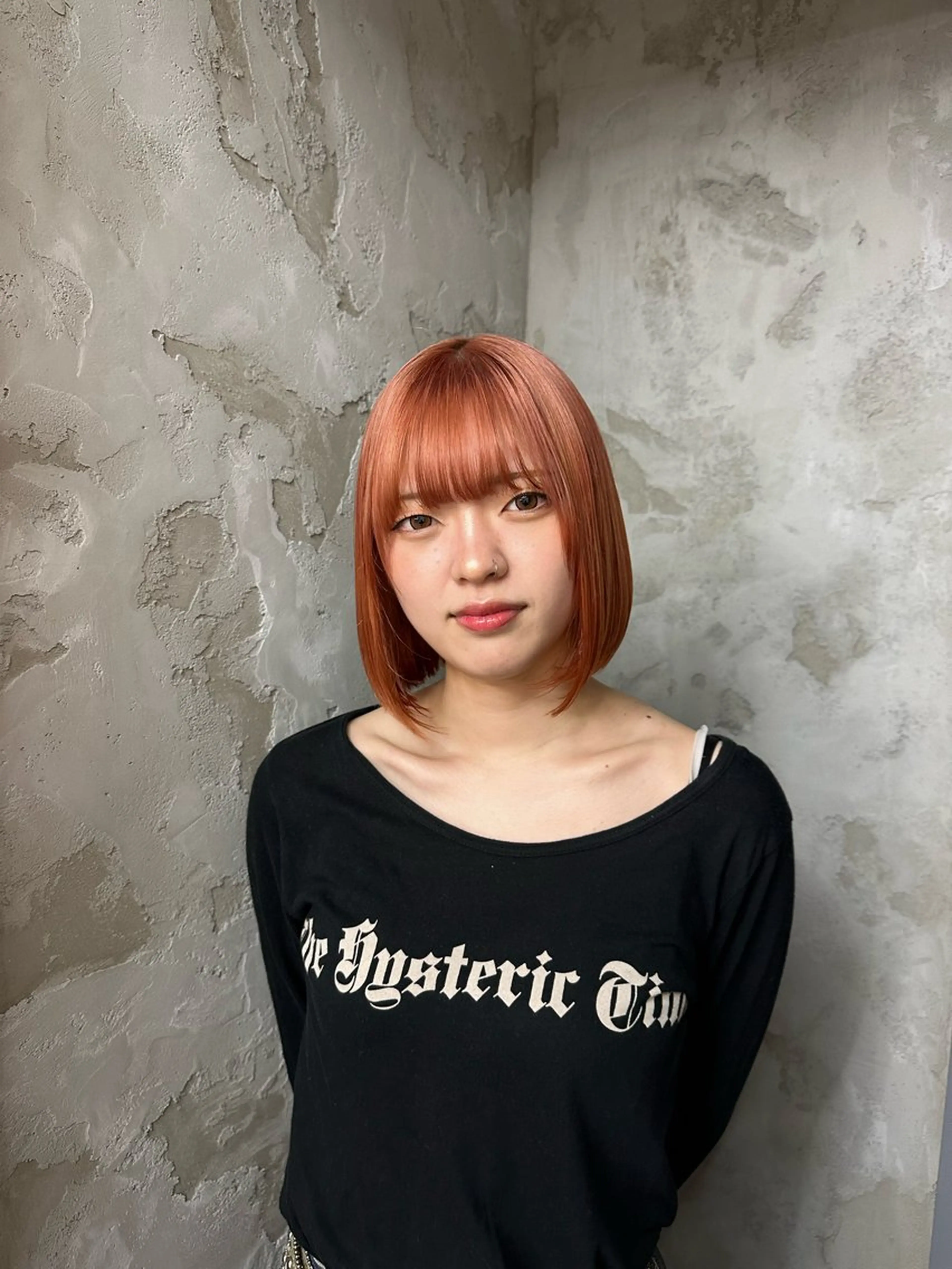 ミディアム Iwama momokaのヘアスタイル