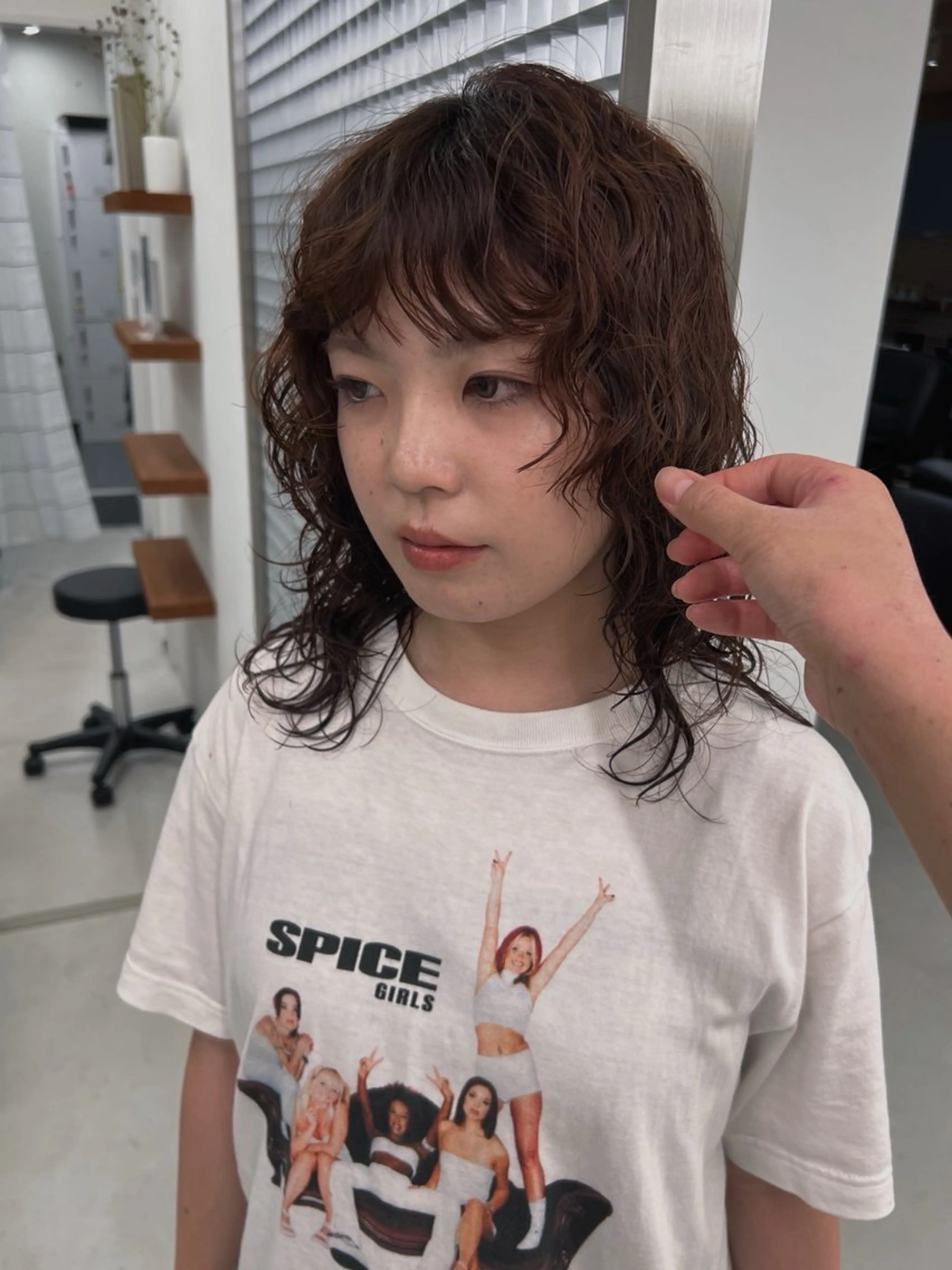 パーマ カット パーマ レイヤーカット/ パーマ/表参道のヘアスタイル