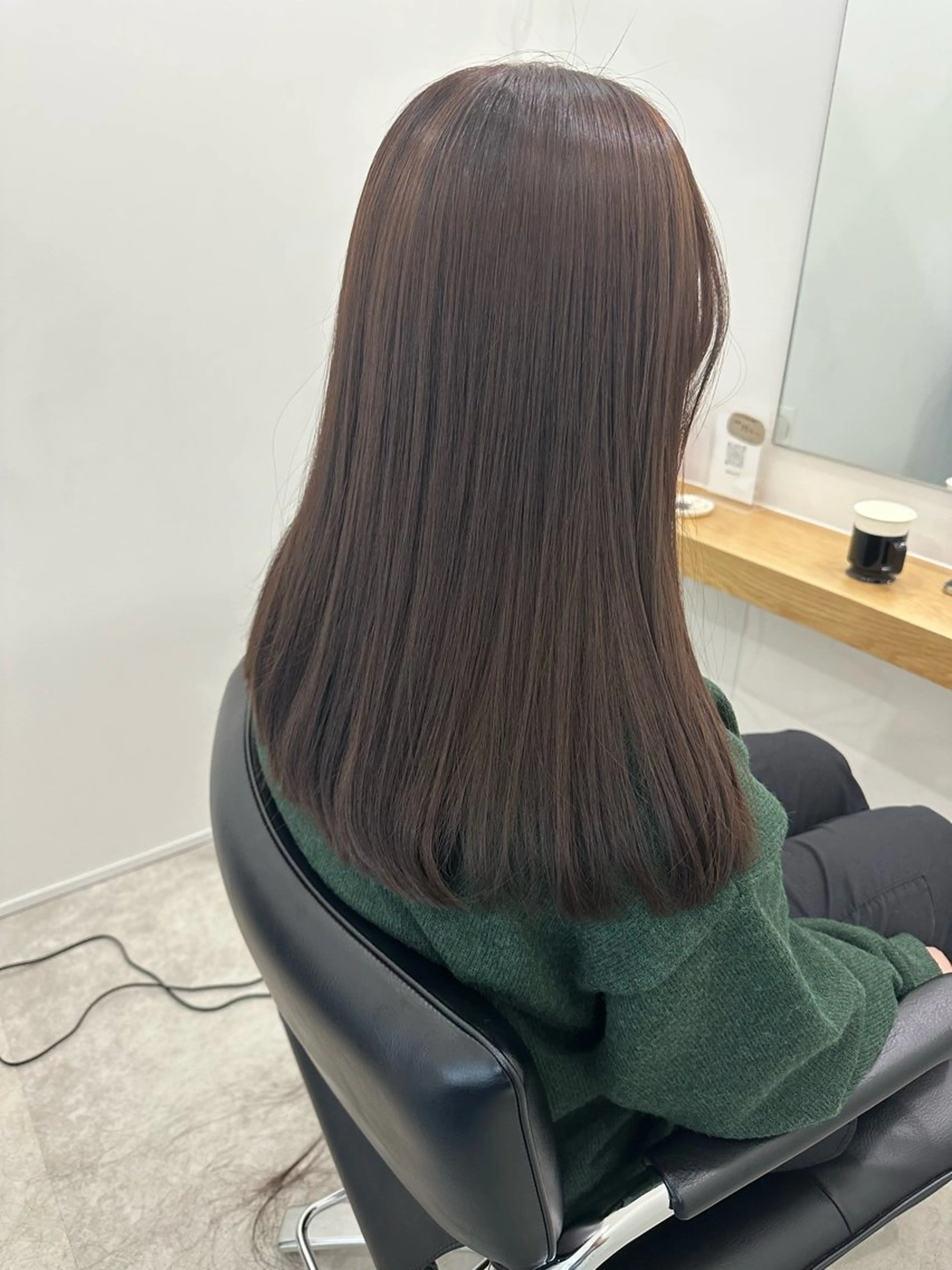 ロング カラー カット ヘアカラー 海外ヘア/ワンカラー 🍒nao.のヘアスタイル