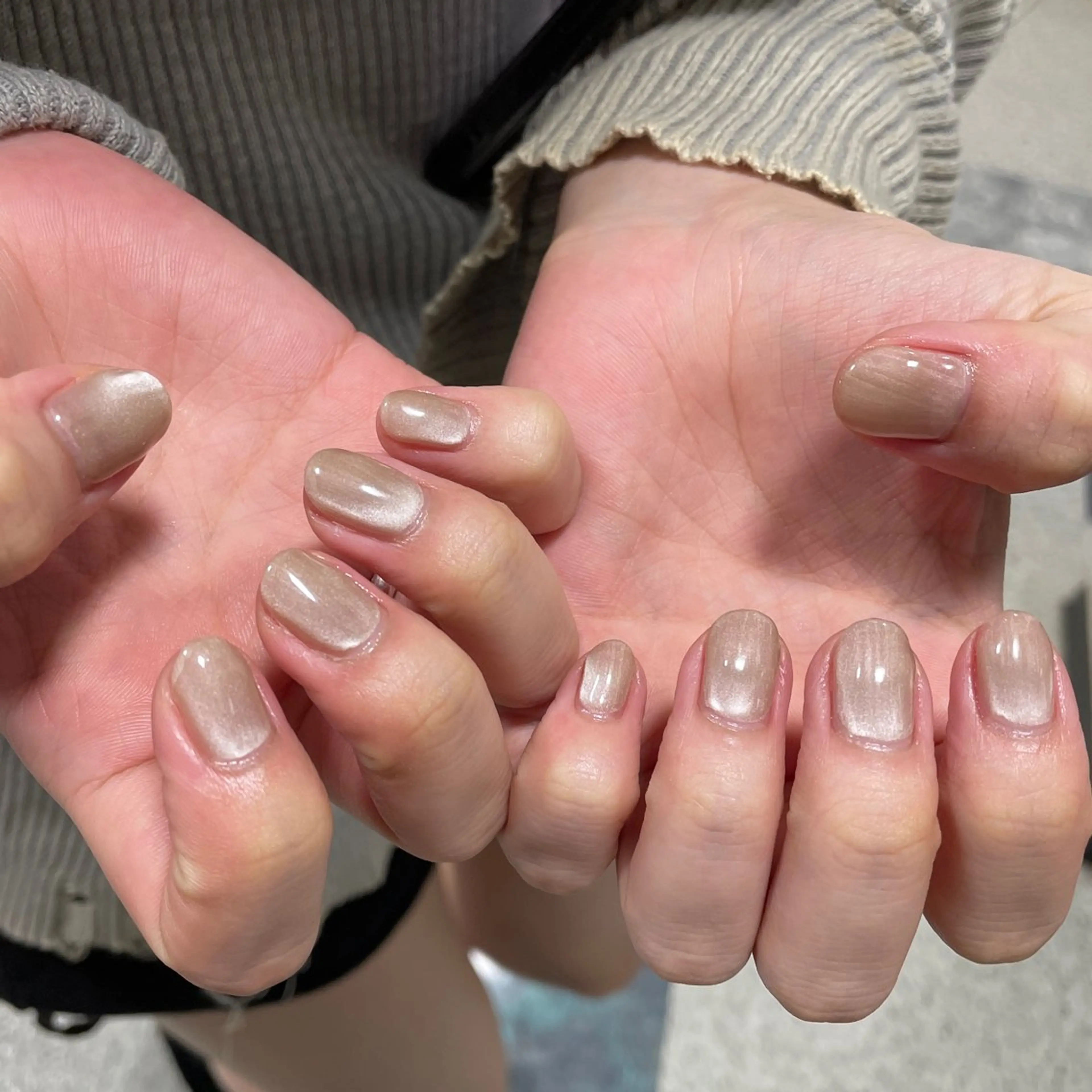 《ミニモ限定🍂》マグネット/フラッシュ/ミラー/オーロラワンカラー（ワンカラーベース🩷）オフ込みの写真
